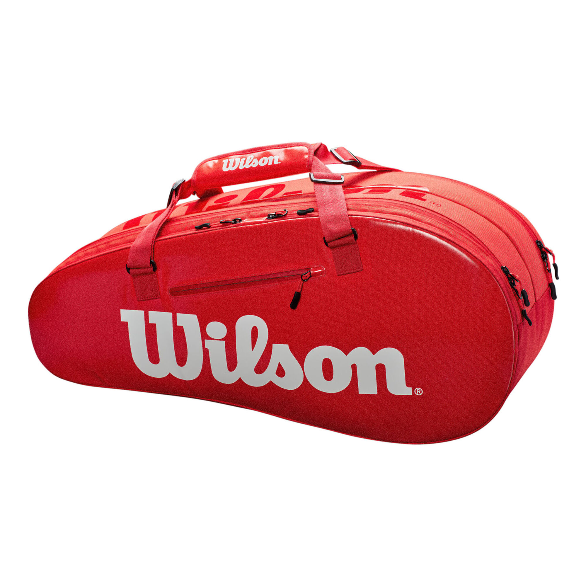 buy Wilson Super Tour Comp Bag Small - Red, White online |