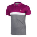 Quiet Please Polo Quiet Please Crush Tournament Block Polo Men - berry, white