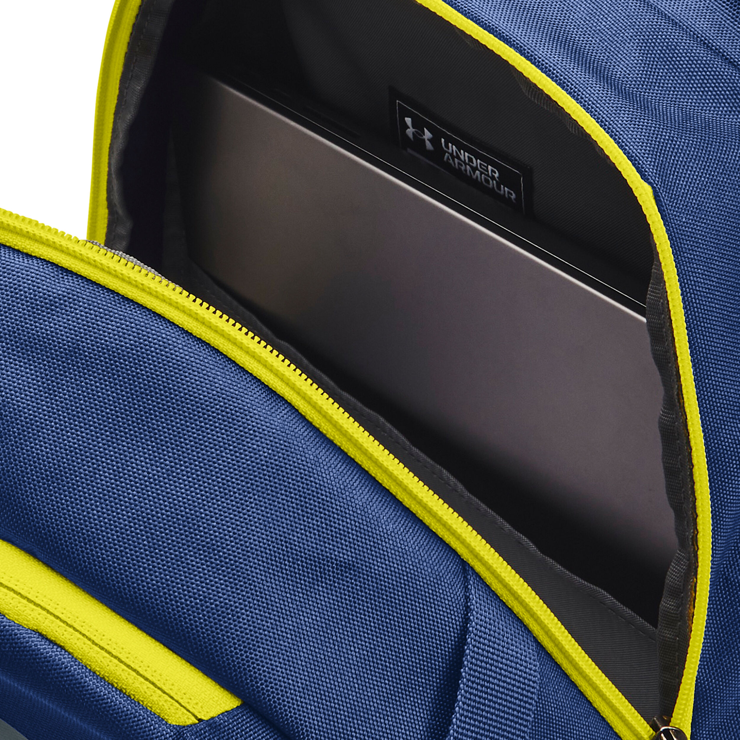 Blue and yellow under shop armour backpack