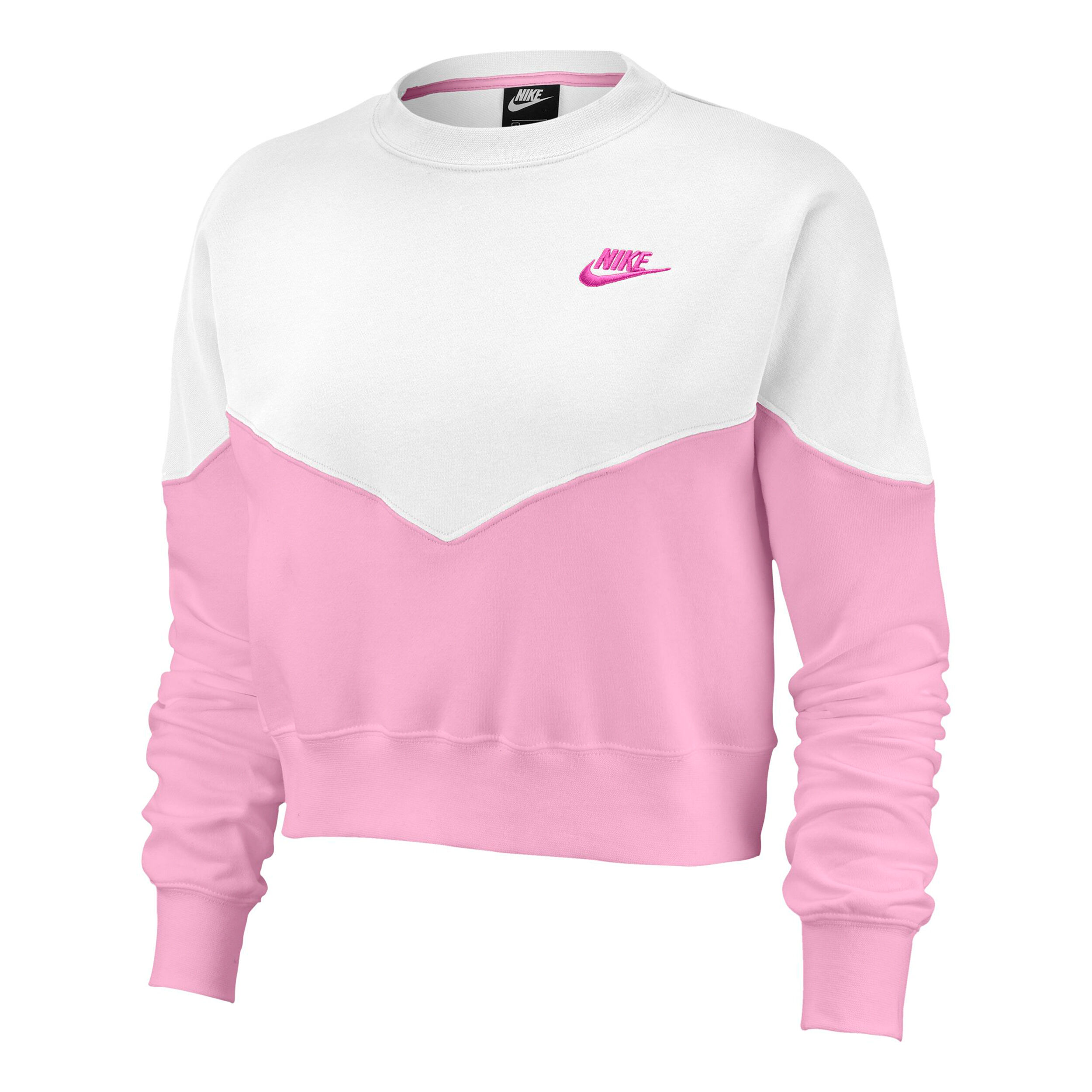 Sportswear Sweatshirt Women Pink White