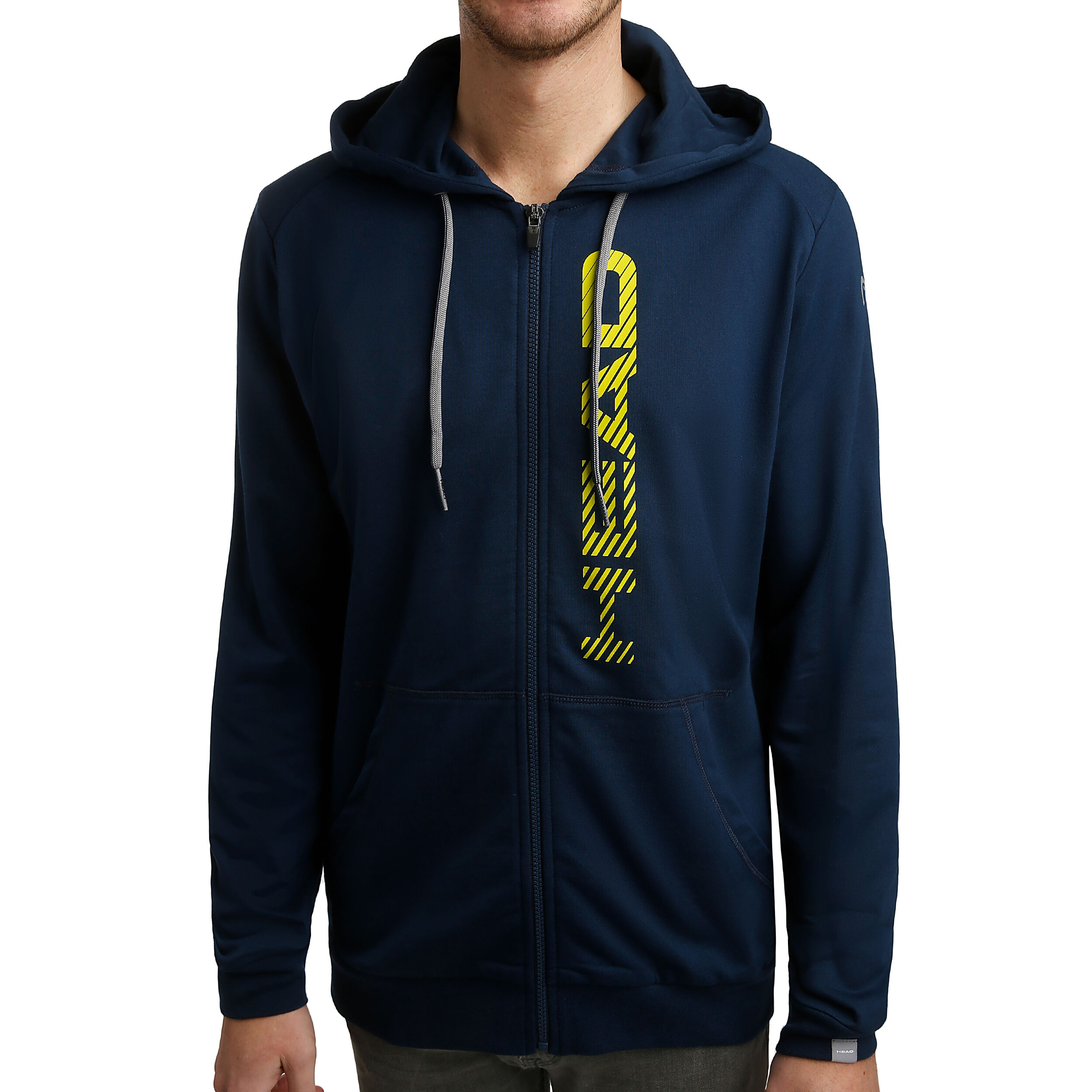 Buy HEAD Club Fynn Zip Hoodie Men Dark Blue Lemon online Tennis Point COM