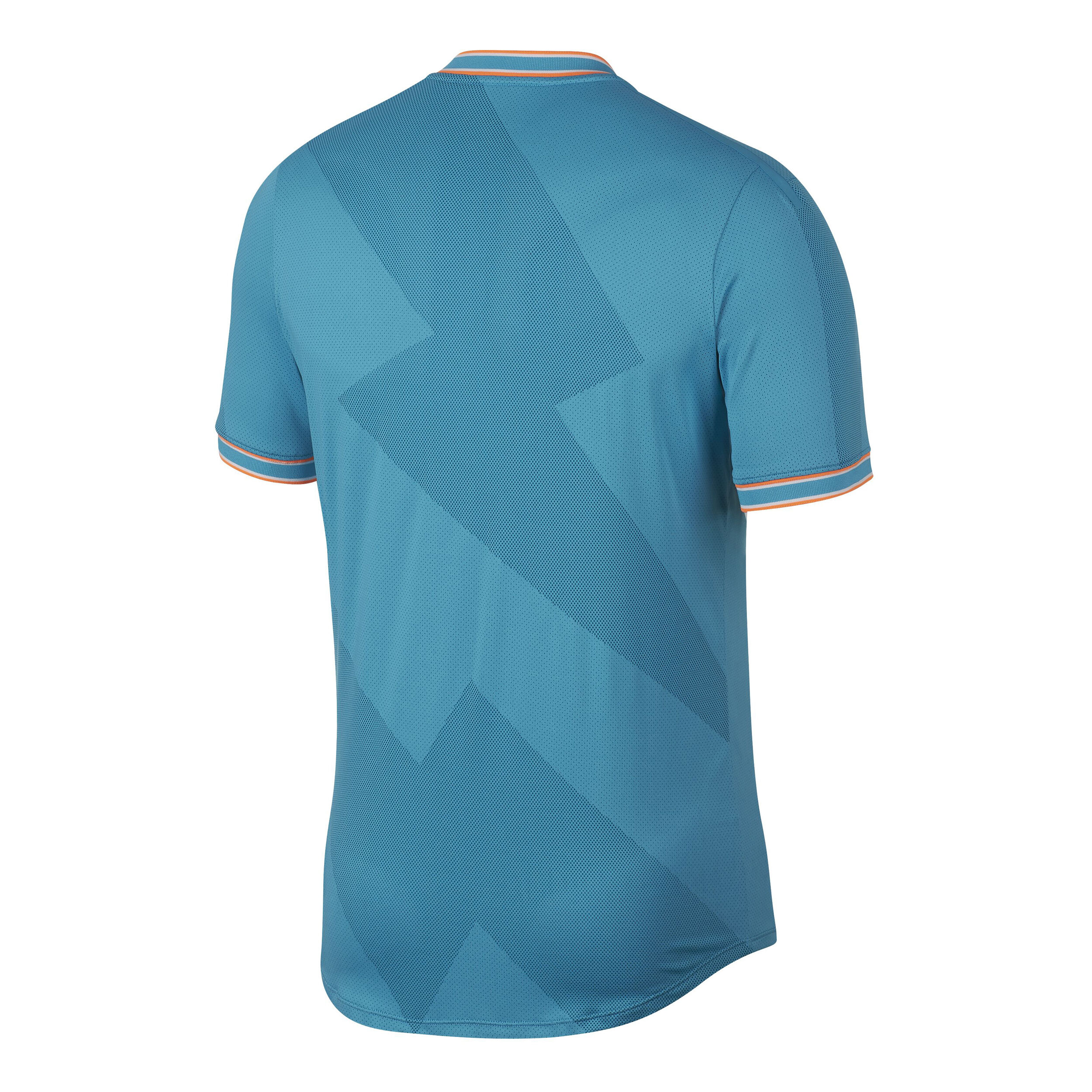 Rafael Nadal Aeroreact Jaquard T Shirt Men Blue Orange