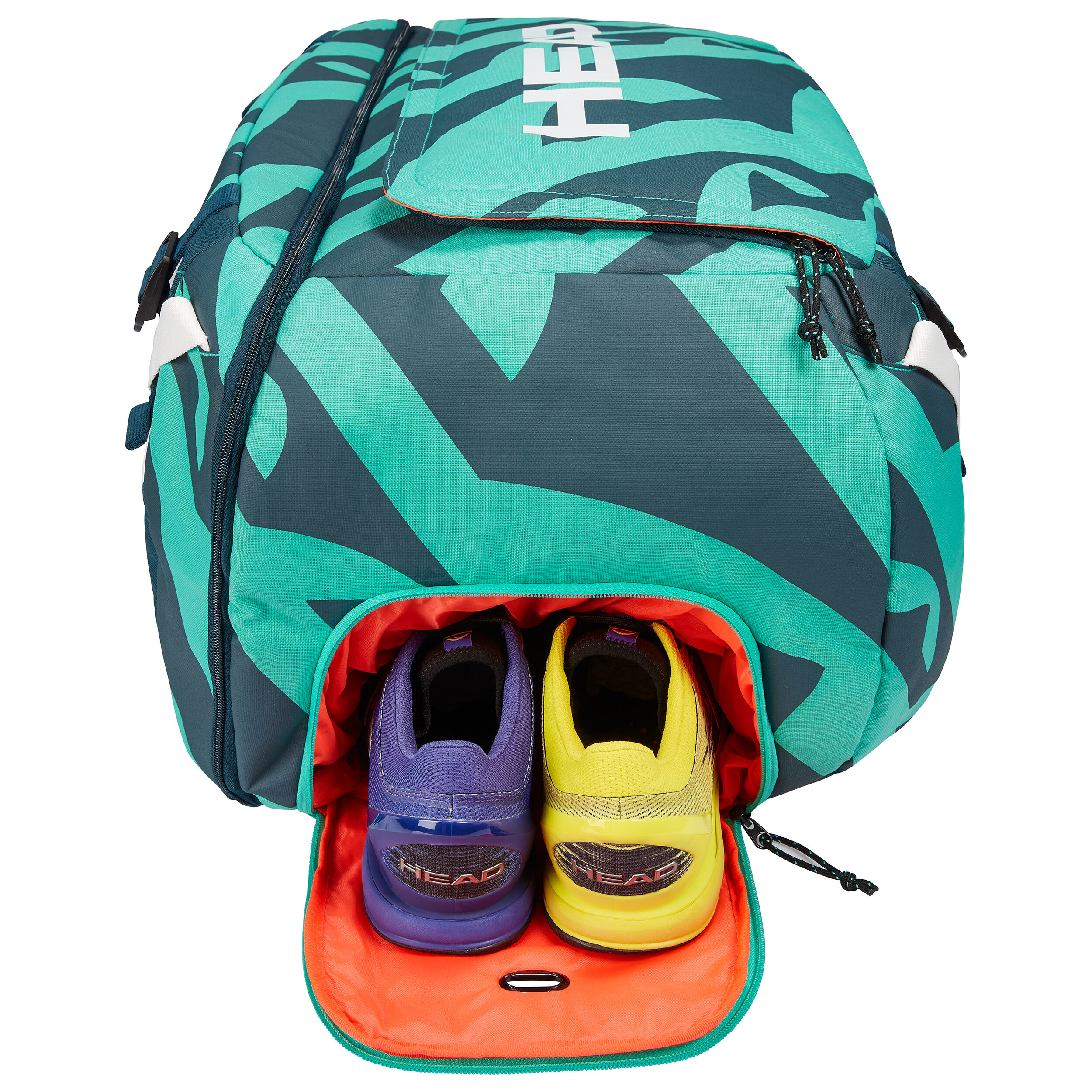 Gravity R PET Duffle Bag Sports Bag Black Turquoise