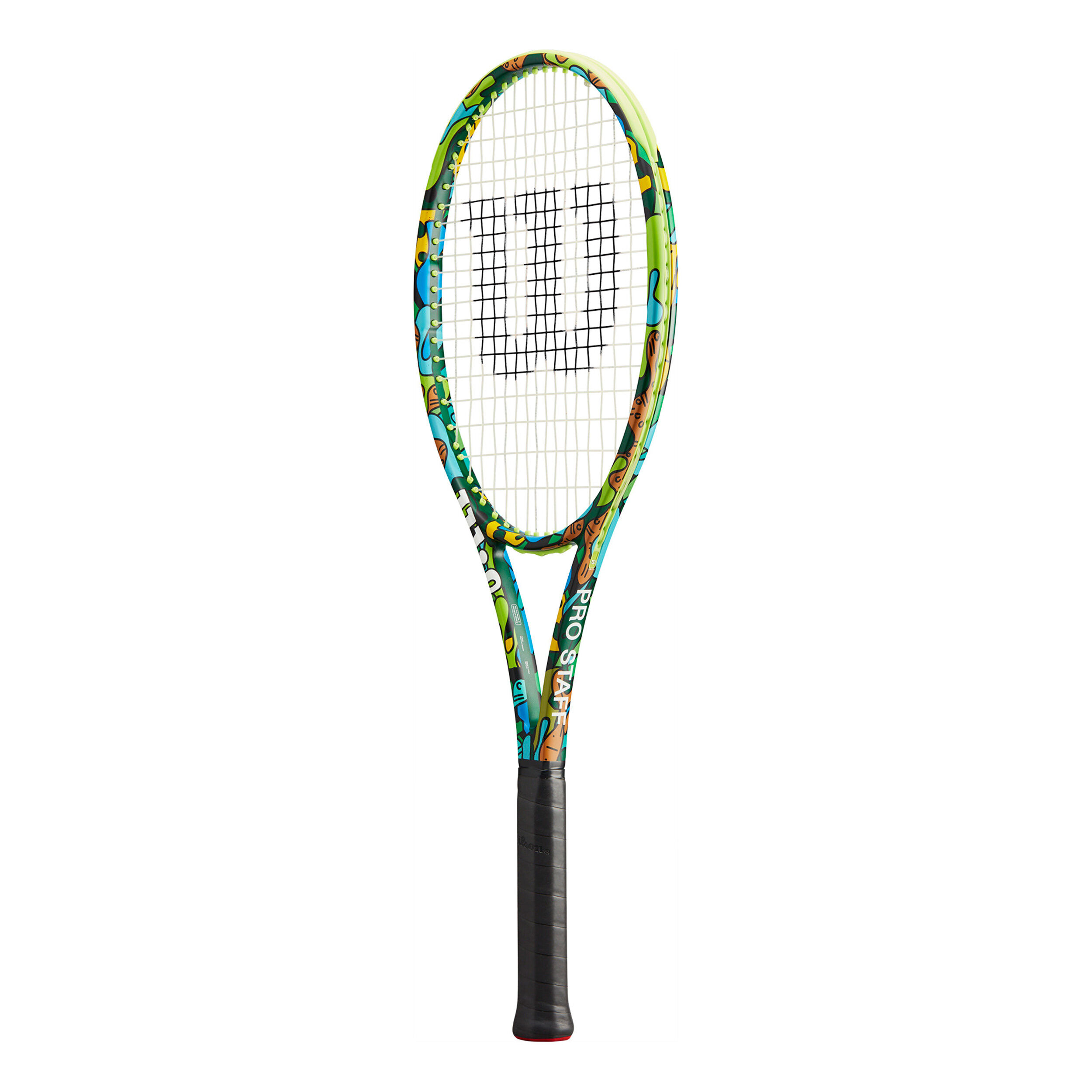 プロスタッフPRO STAFF 97 V13.0、ロメロブリットデザイン　緑 Wilson Pro Staff Romero Britto 97 V13 | Tennis-Point