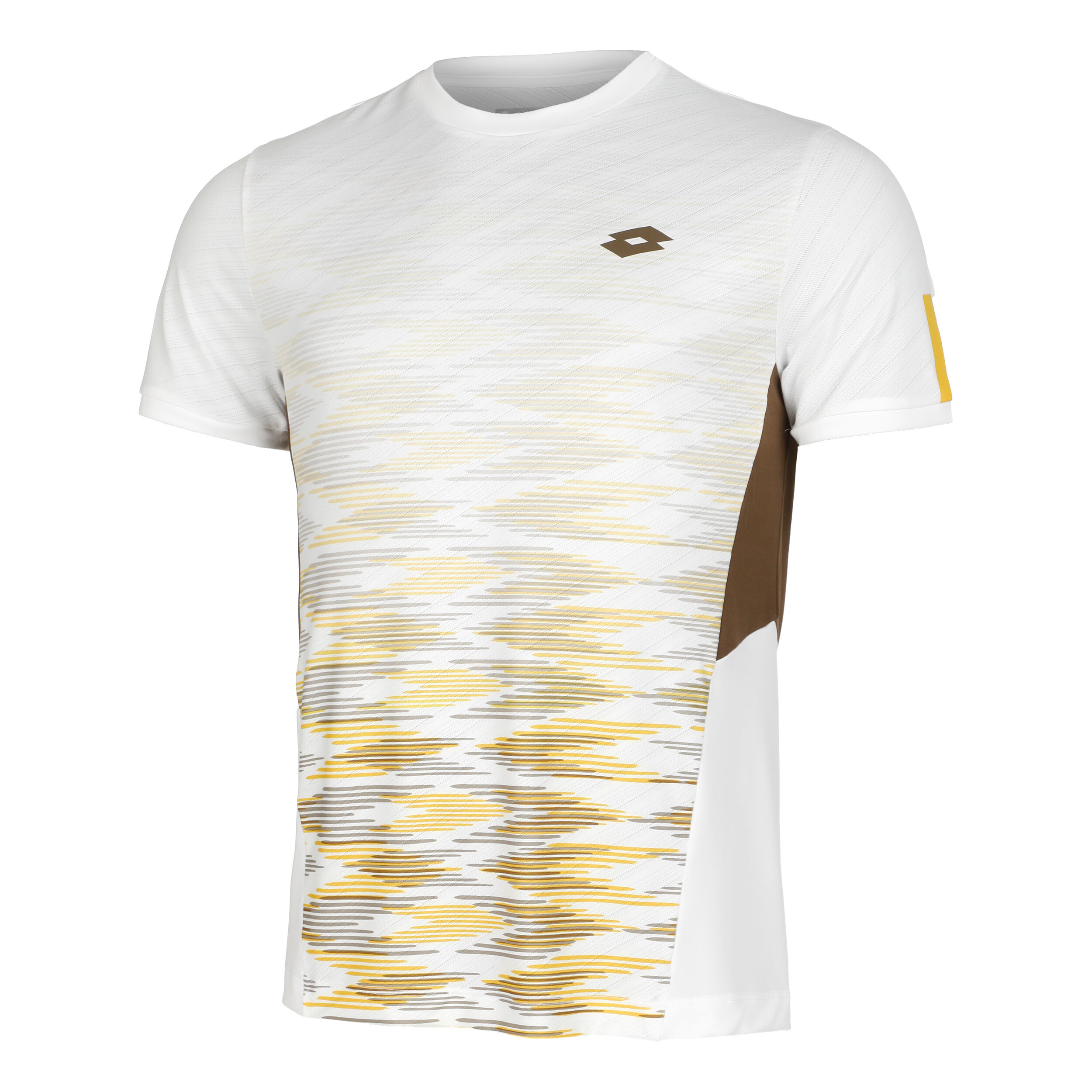 Lotto Tech I D4 T-Shirt Men White, Multicoloured | Tennis-Point