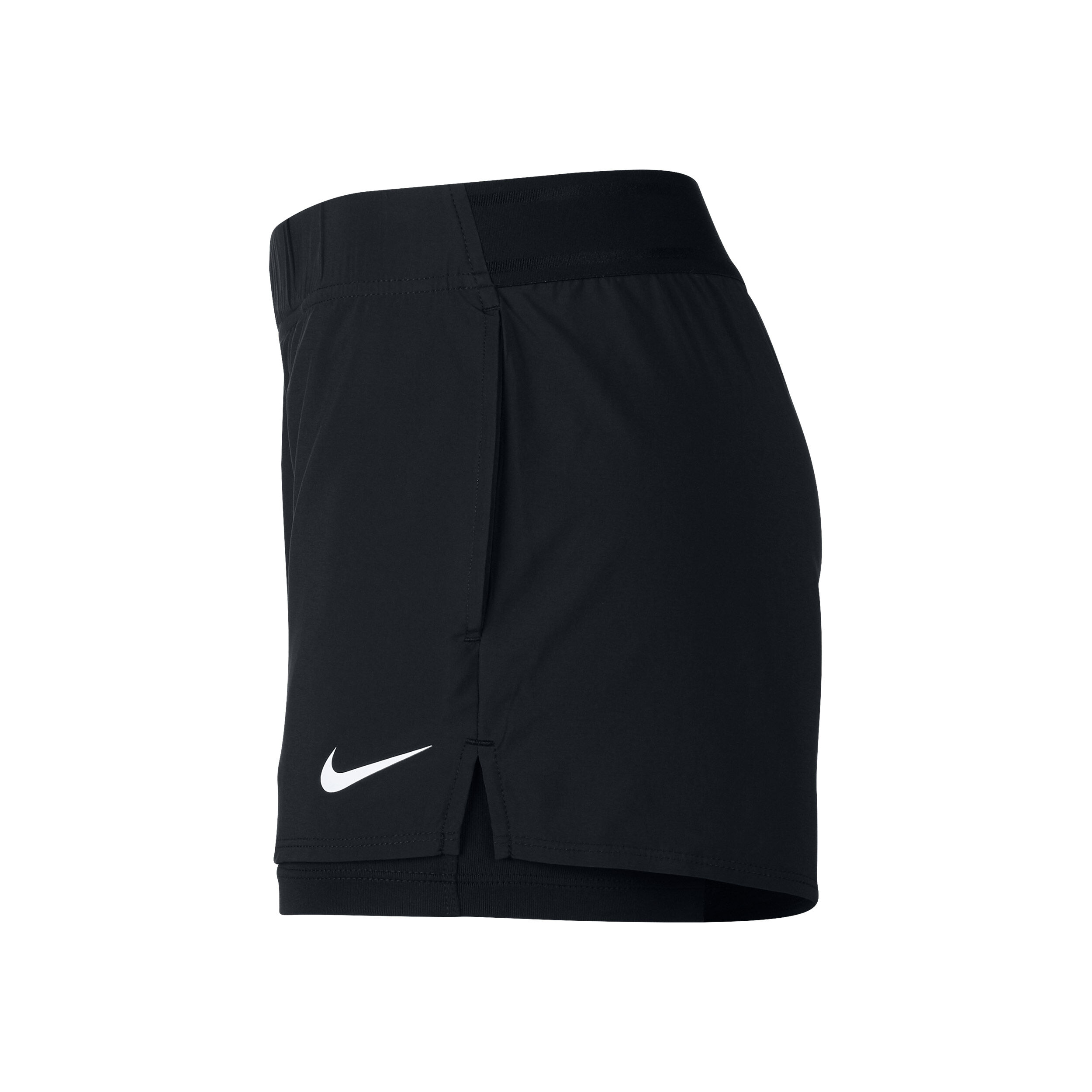 Buy Nike Court Nike Flex Shorts Women Black White online Tennis