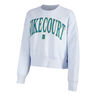 Court Heritage Phoenix Fleece Oversized Crew High Rise Sweatshirt Women - lightgrey, 