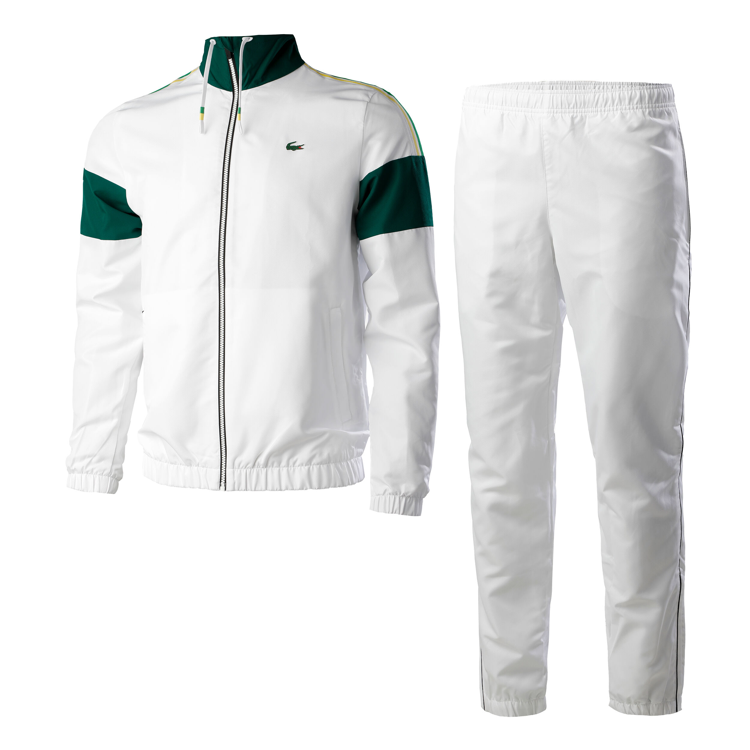 Buy Lacoste Tracksuit Men White Green online Tennis Point COM