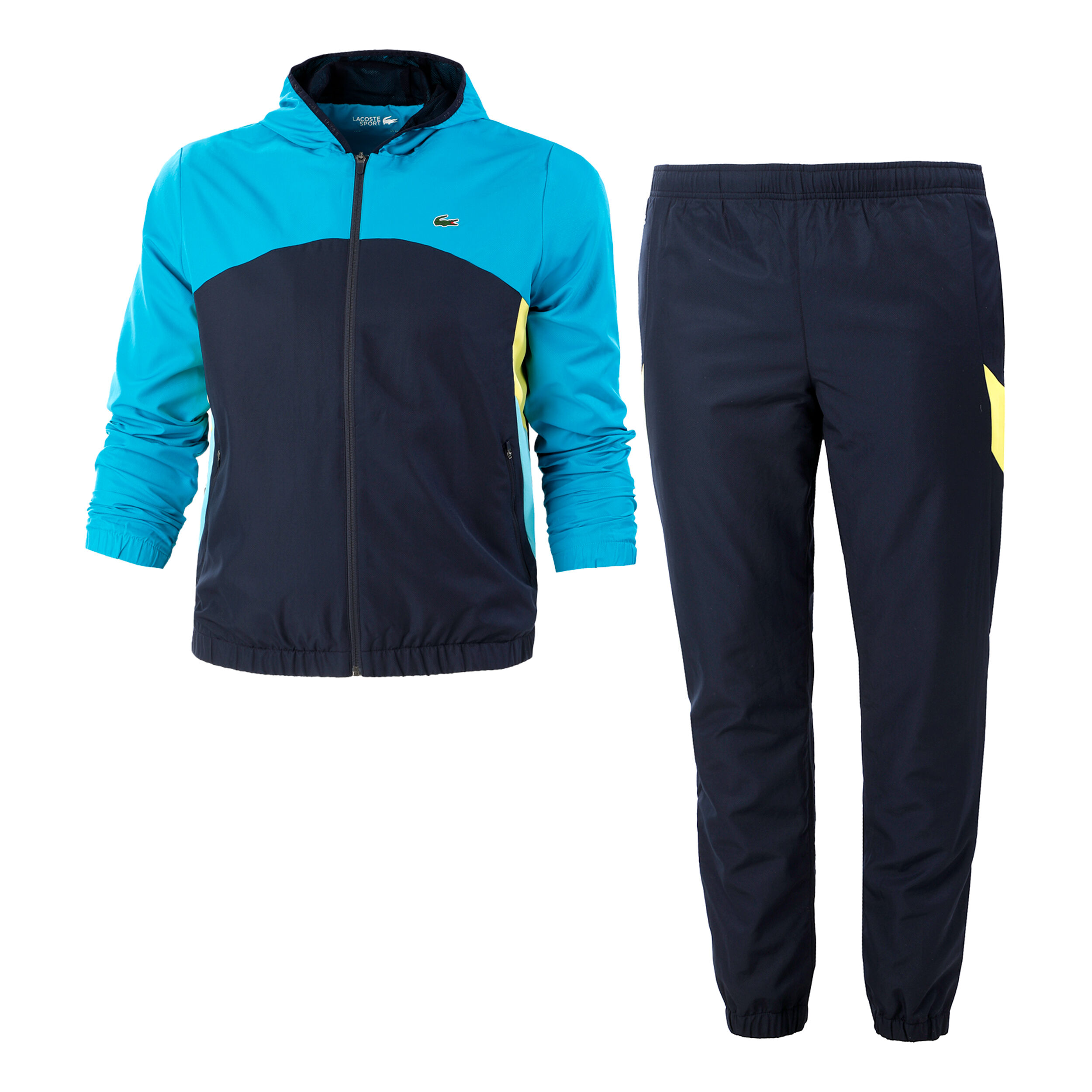 Survetement deals lacoste turquoise