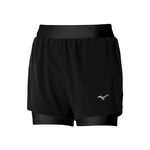 Mizuno Clothing Mizuno ER 4.5in 2in1 Shorts Women-Black