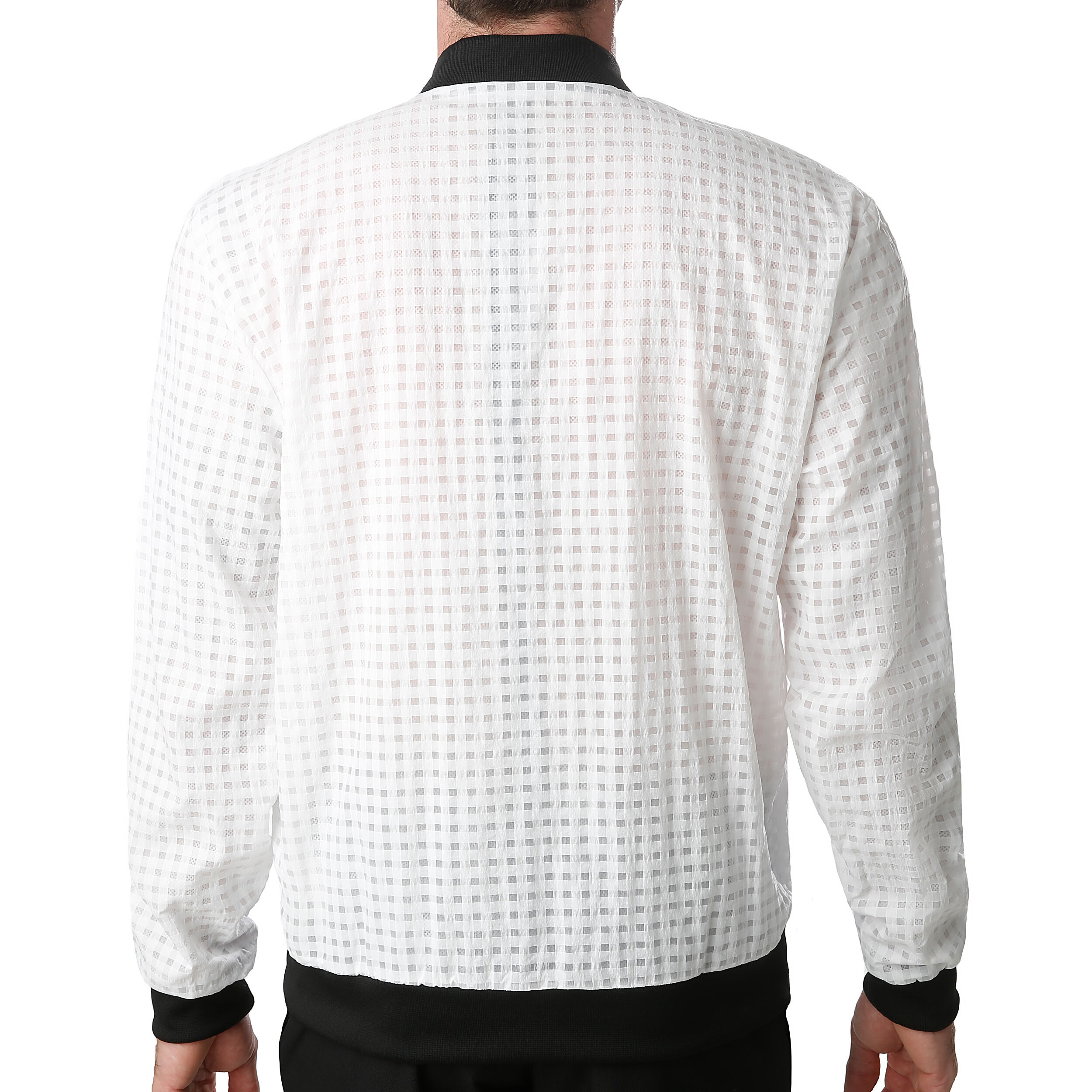 Escouade Training Jacket Men White Black