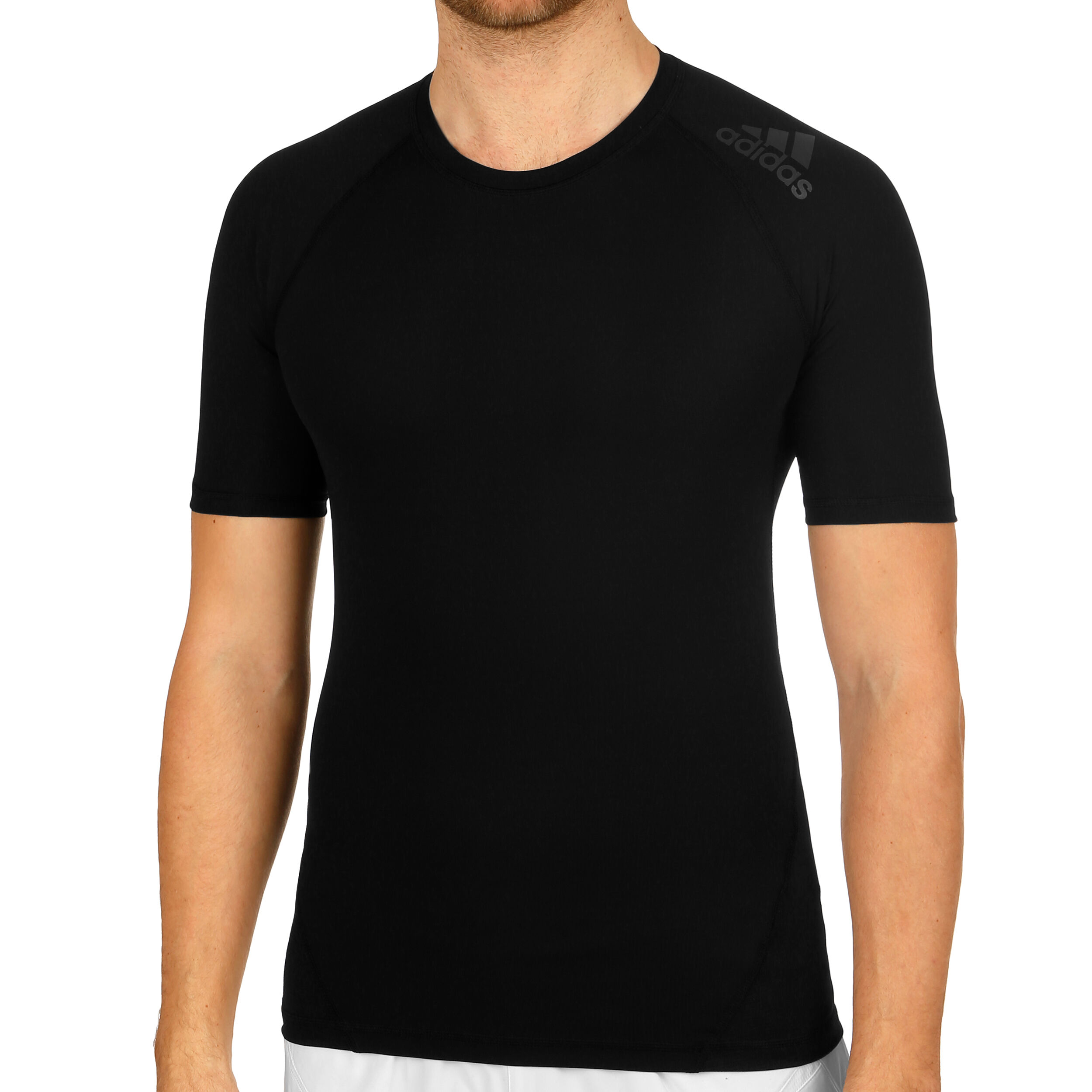 AlphaSkin Sport T Shirt Men Black Dark Grey