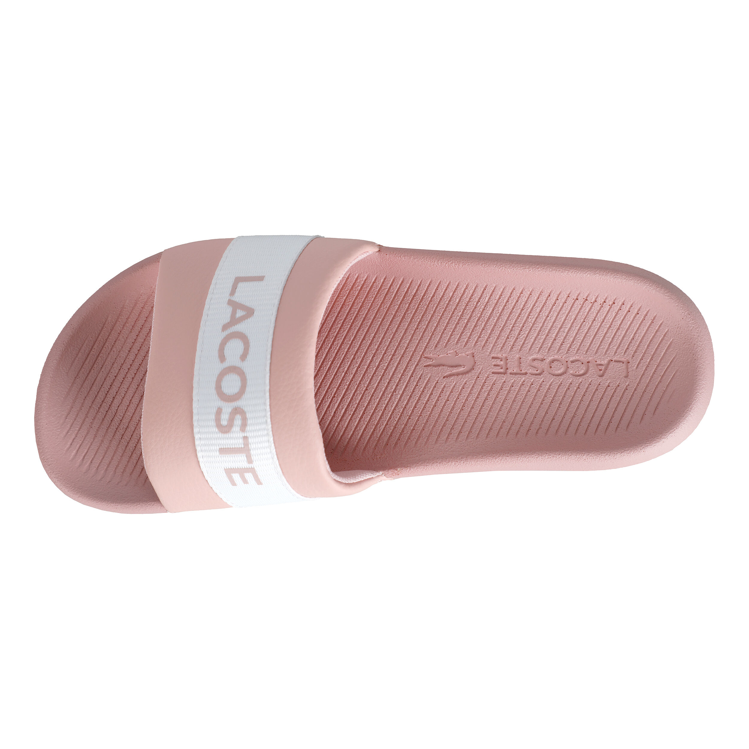 Lacoste slides womens sales pink