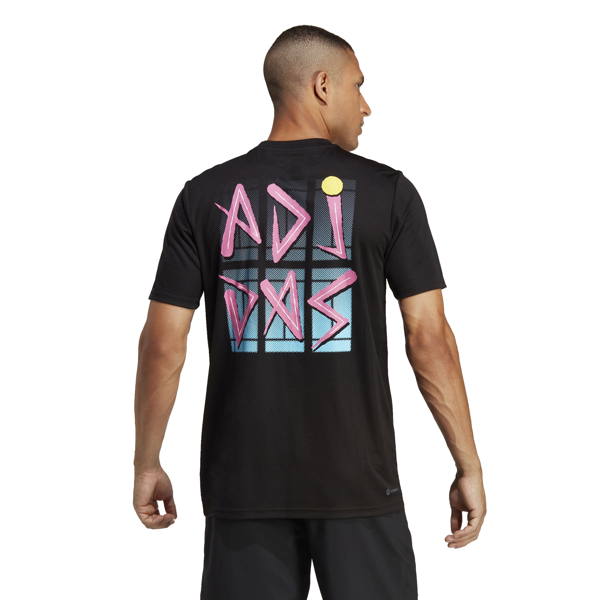 Buy adidas Court Graphic T Shirt Men Black Multicoloured online Tennis Point COM