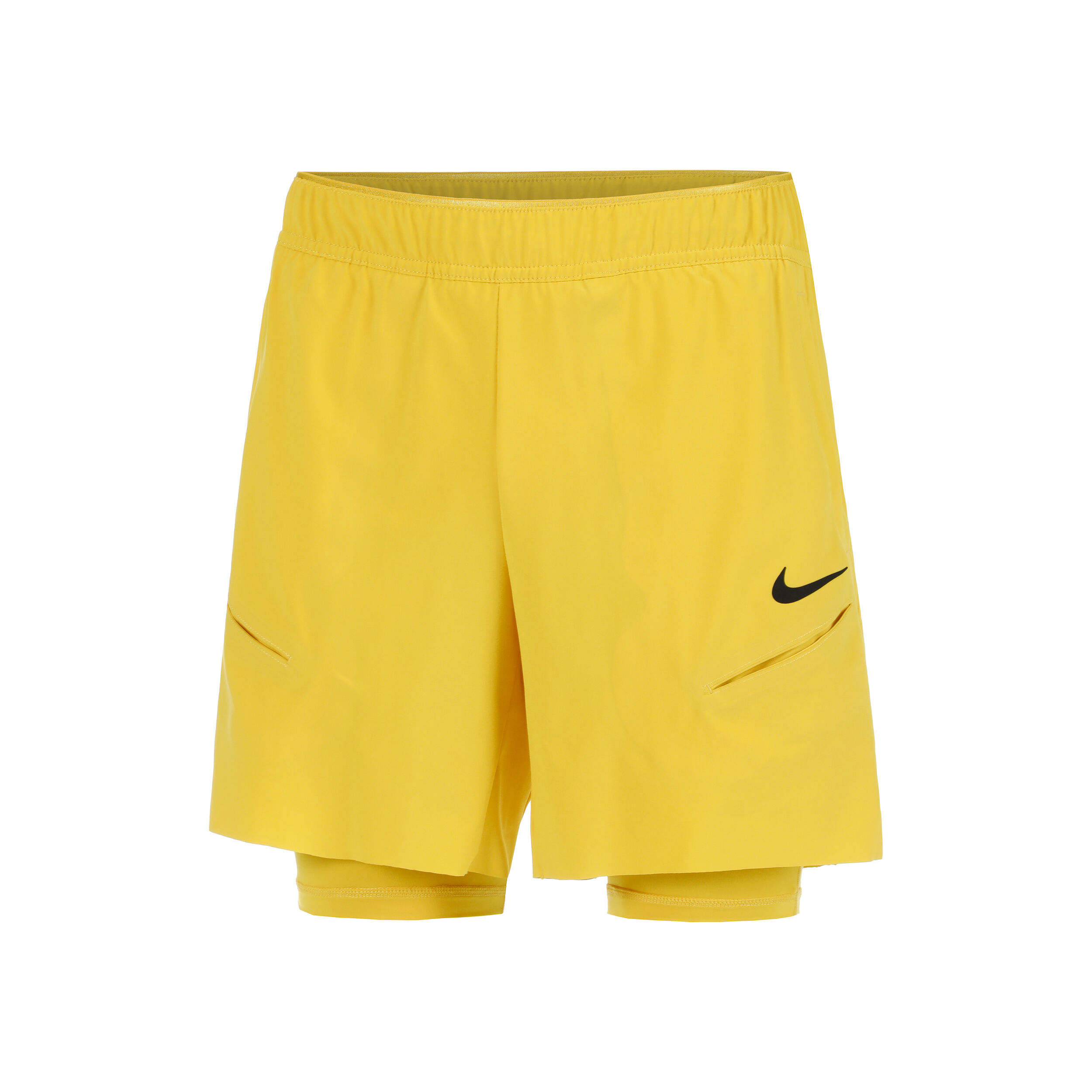 Dri Fit Court Slam Shorts Men Yellow Orange