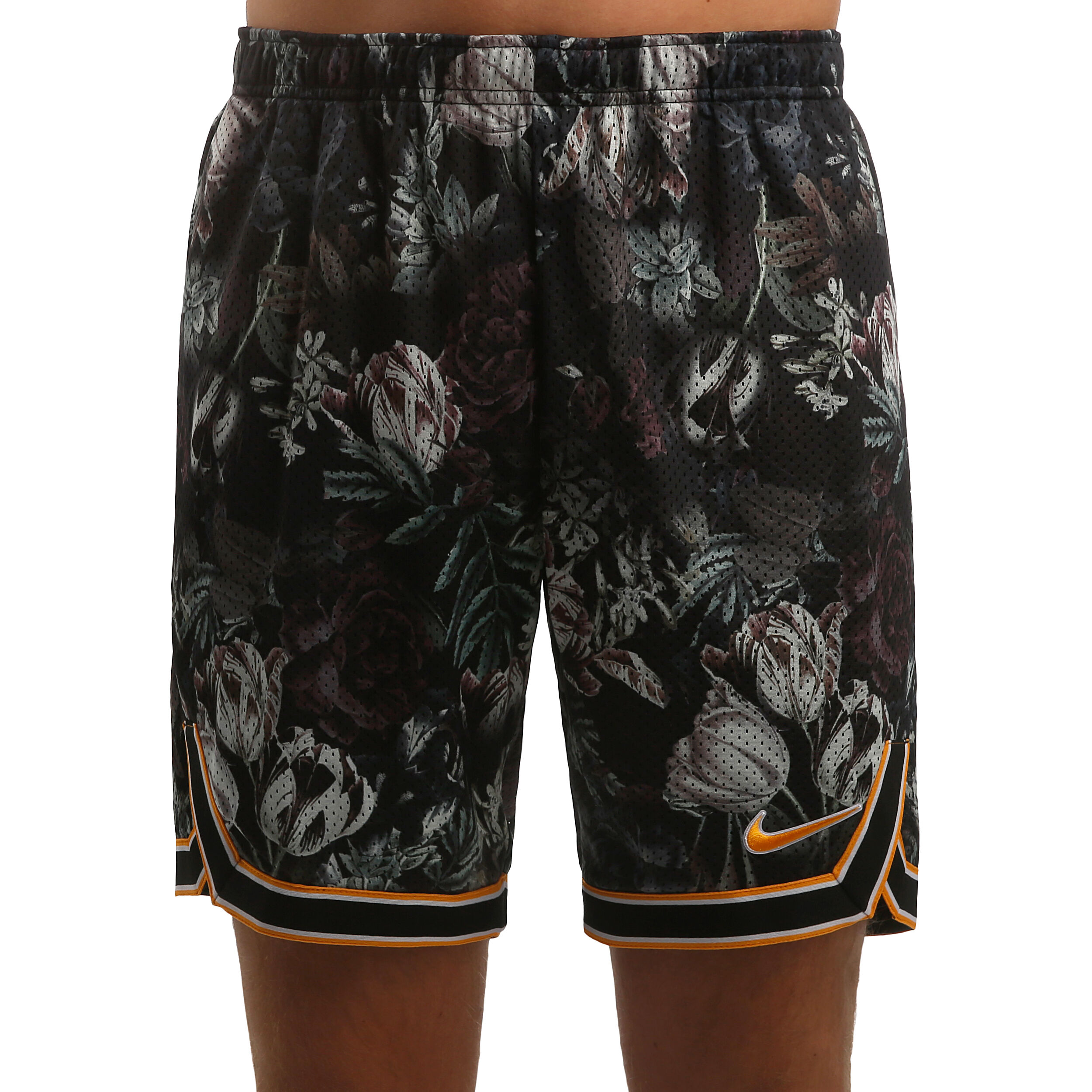 Court Flex Ace 9in Shorts Men Black Orange