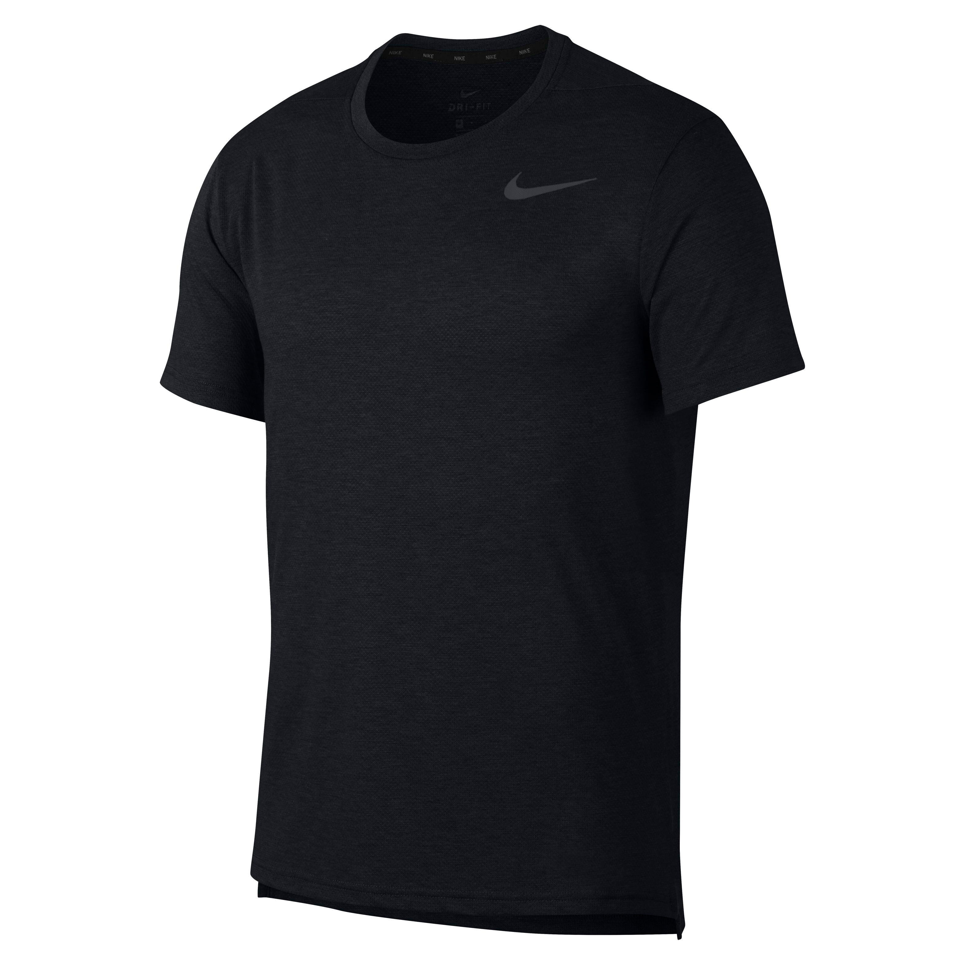 Buy Nike Dri Fit Breathe T Shirt Men Black Dark Grey online