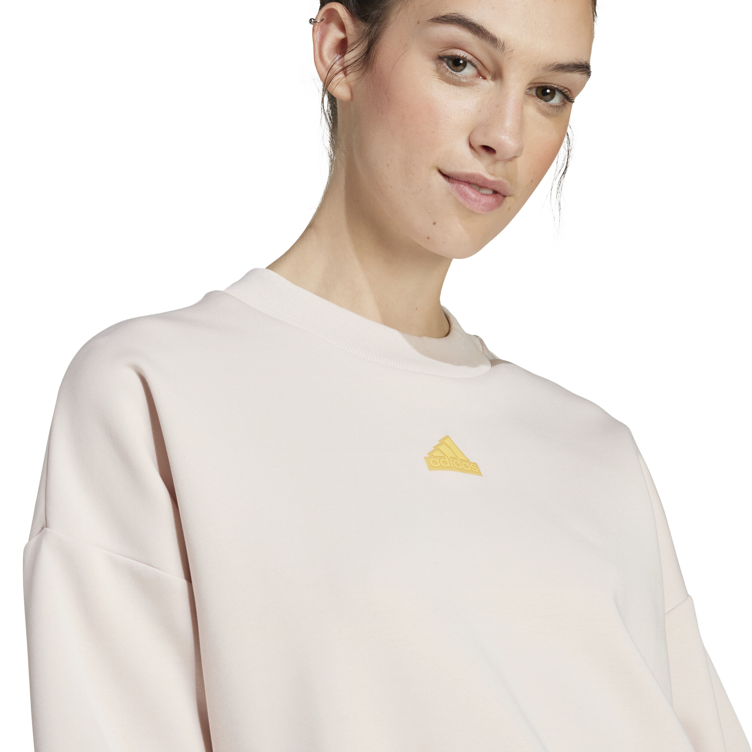 Buy adidas Future Icon 3 Stripes Sweatshirt Women Beige Yellow online Tennis Point COM