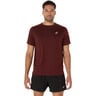 Core Running Shirt Men-Wine Red