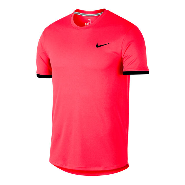 buy Nike Court Dry T-Shirt Men - Red, Black online | Tennis-Point