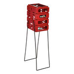 Tourna Coach equipment Tourna Mini Ballport 36 Ball Basket-Red