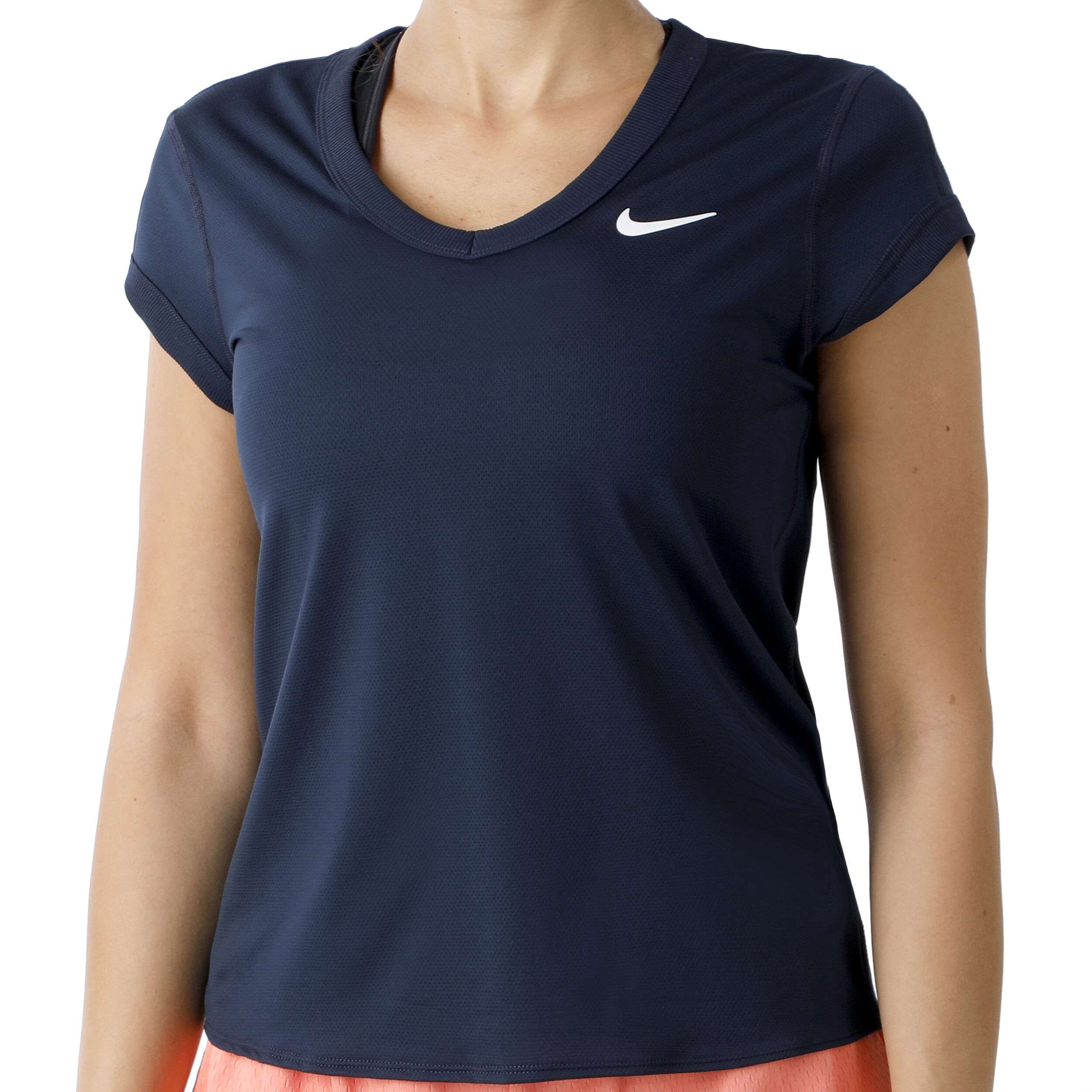 Nike court dry shirt dames best sale