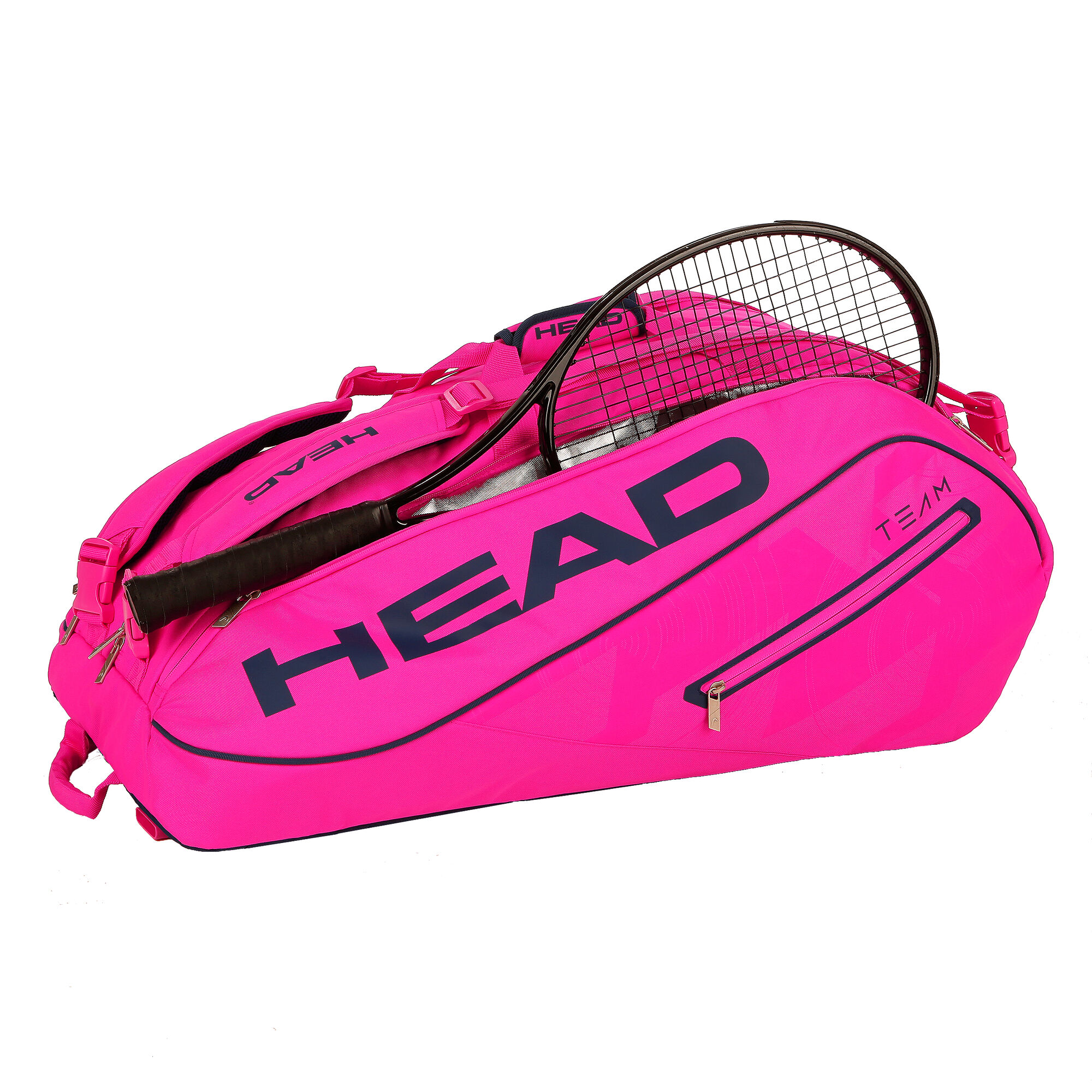Team 12R Monstercombi Racket Bag Special Edition - Pink, Dark Blue