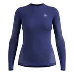 Odlo Clothing Odlo Performance WarmCrew Long sleeve Women - blue, 