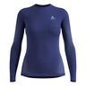 Performance WarmCrew Long sleeve Women - blue, 