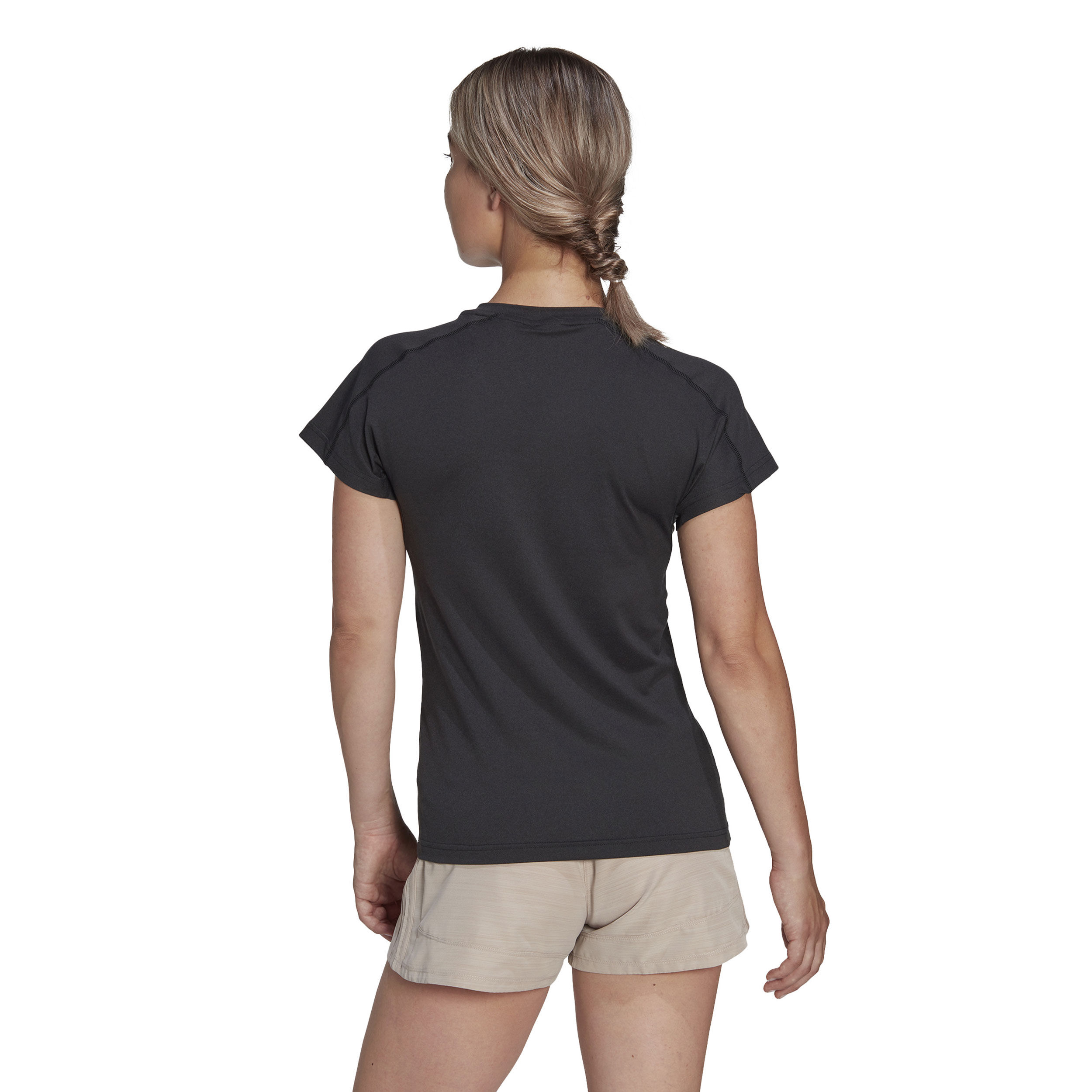 Womens black hotsell adidas tshirt