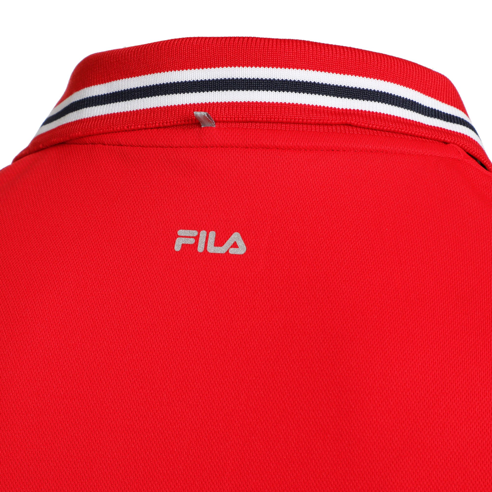 Door jongen leren buy Fila Piro Polo Men - Red, White online | Tennis-Point