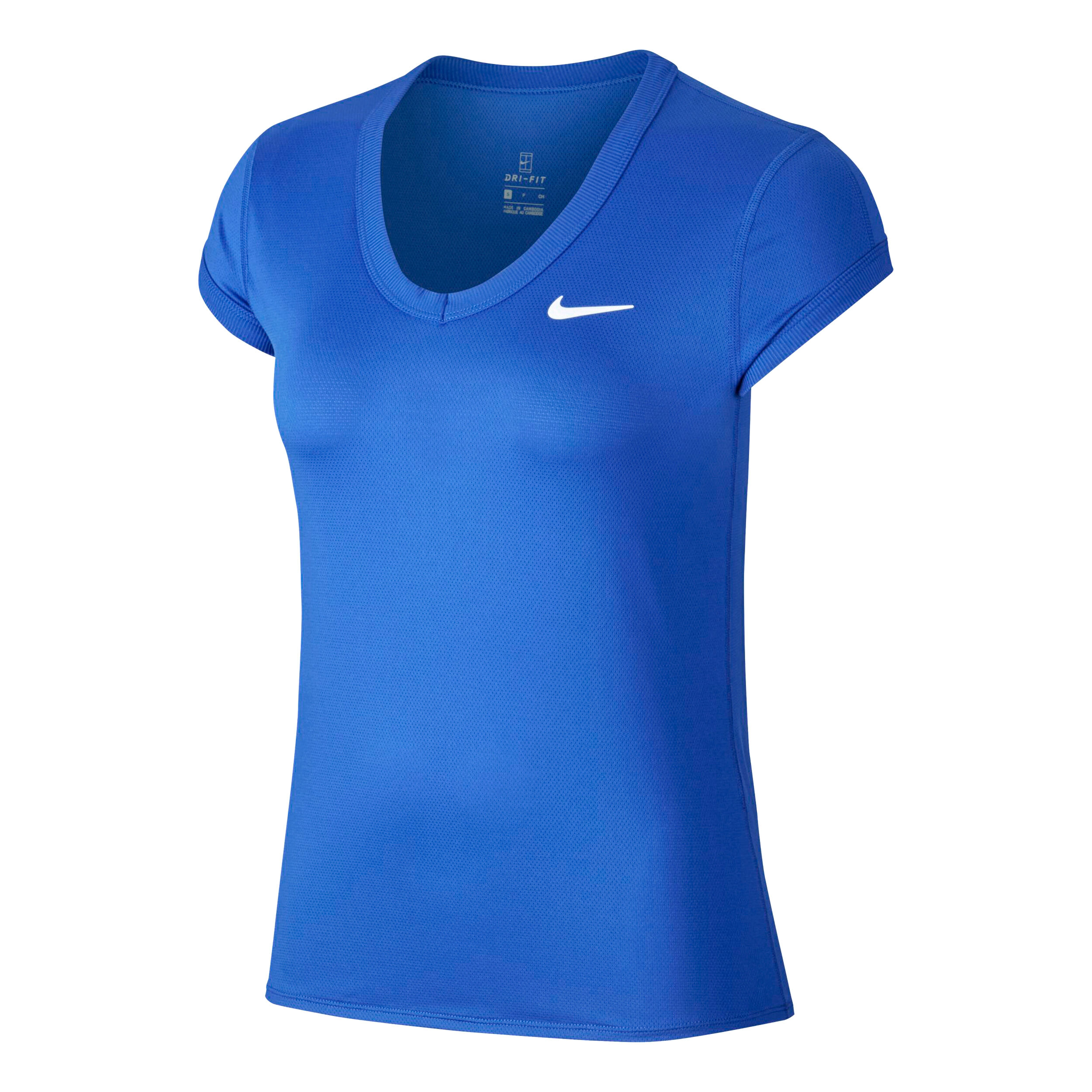 Nike court dry shirt dames online