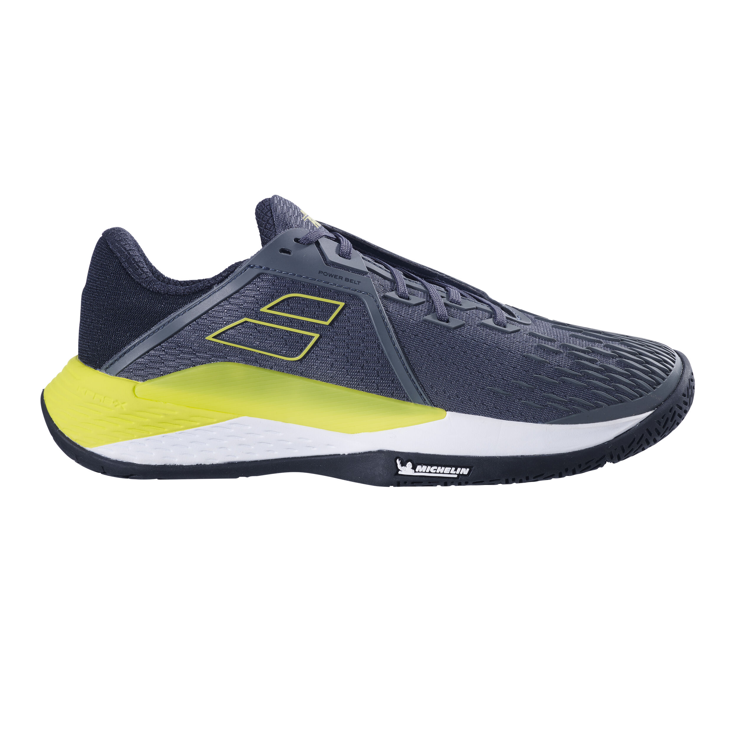 Babolat PROF FURY3 AC M テニスシューズ グレー/エアロ Babolat Propulse Fury 3 All Court Mens Tennis Shoe - Grey