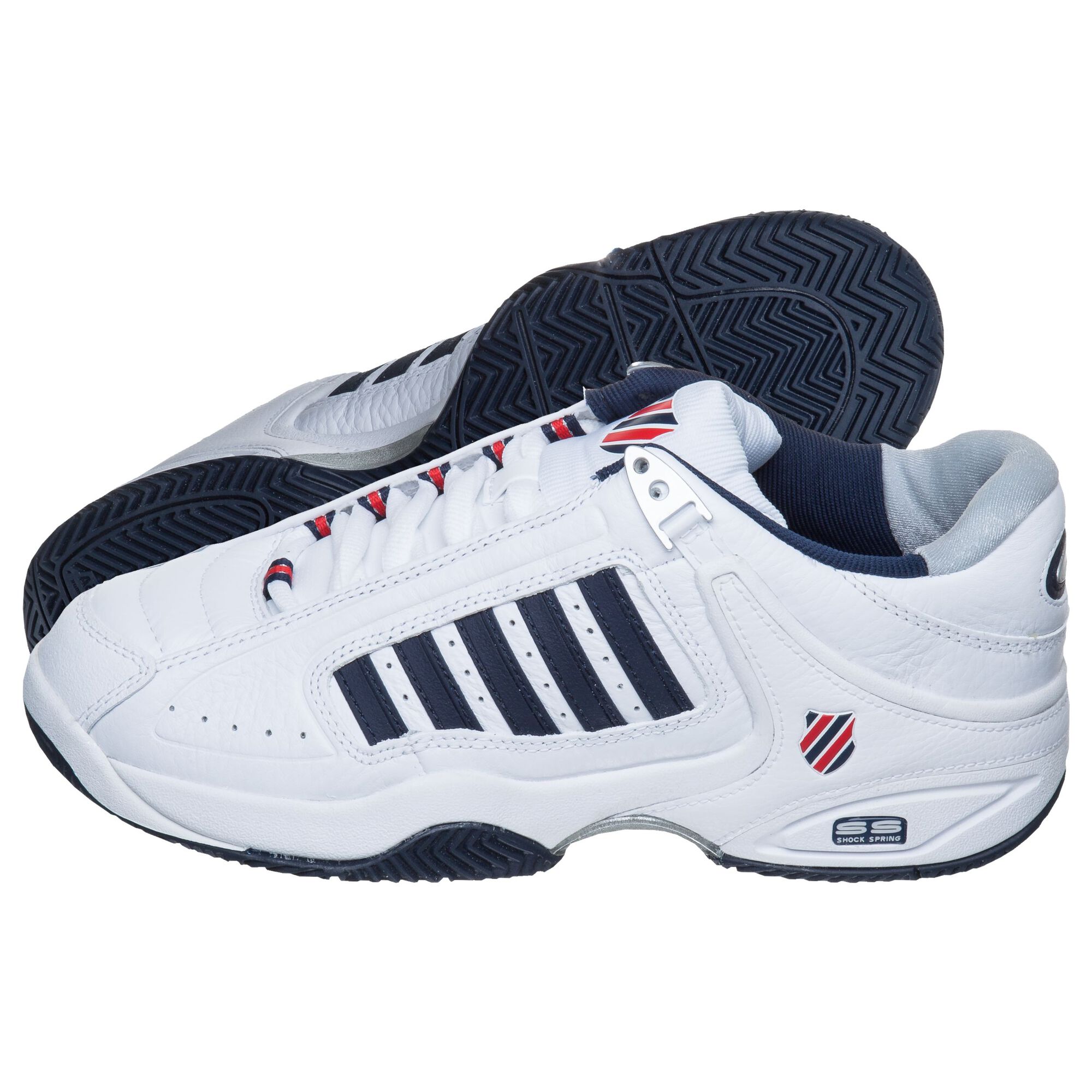 Verlammen vrouwelijk Aanbevolen buy K-Swiss Defier RS All Court Shoe Men - White, Blue online | Tennis-Point