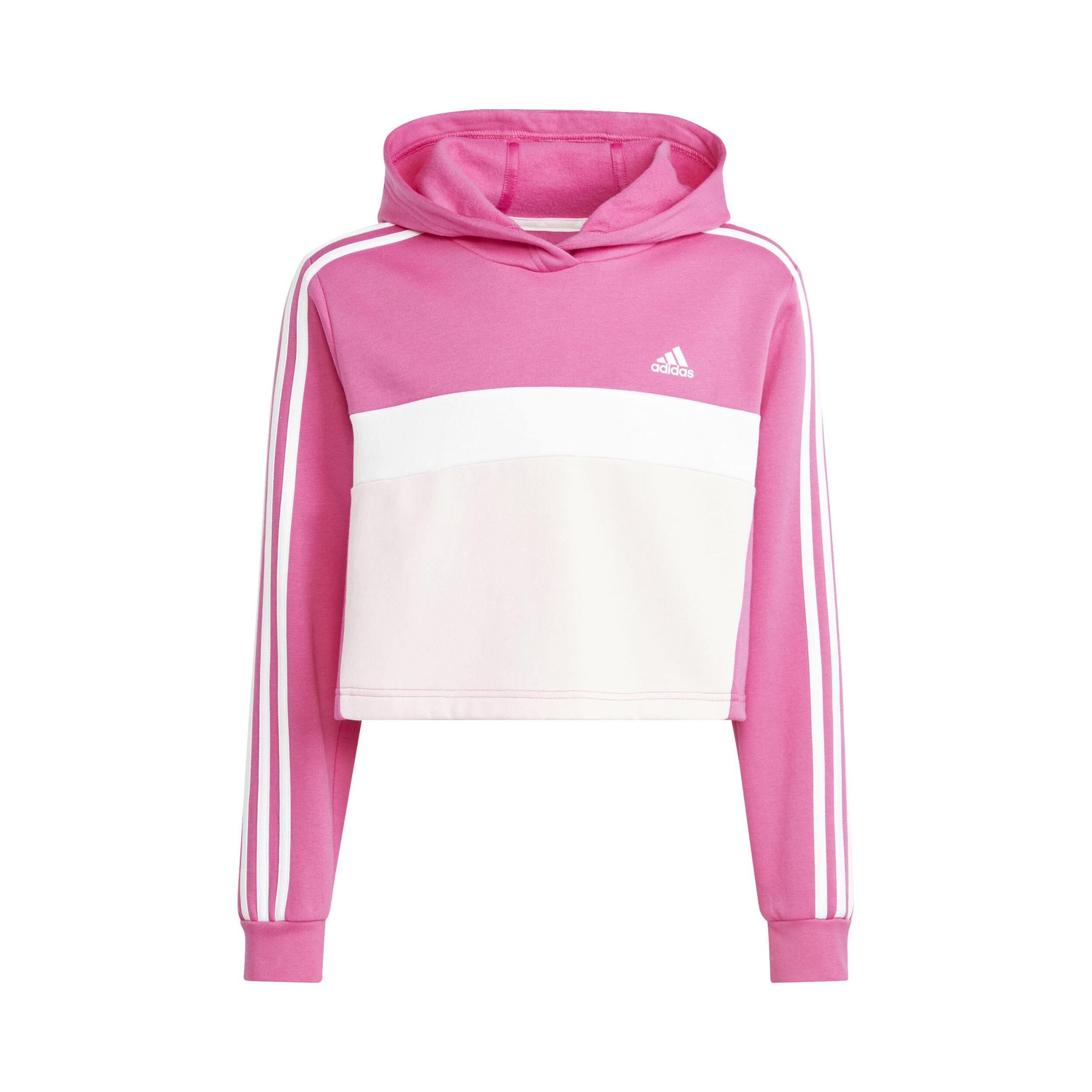 Pink adidas cropped 2025 hoodie