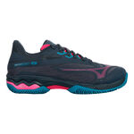Mizuno Padel shoes Mizuno Wave Exceed Light Padel Shoe Women-Dark Blue,Violet