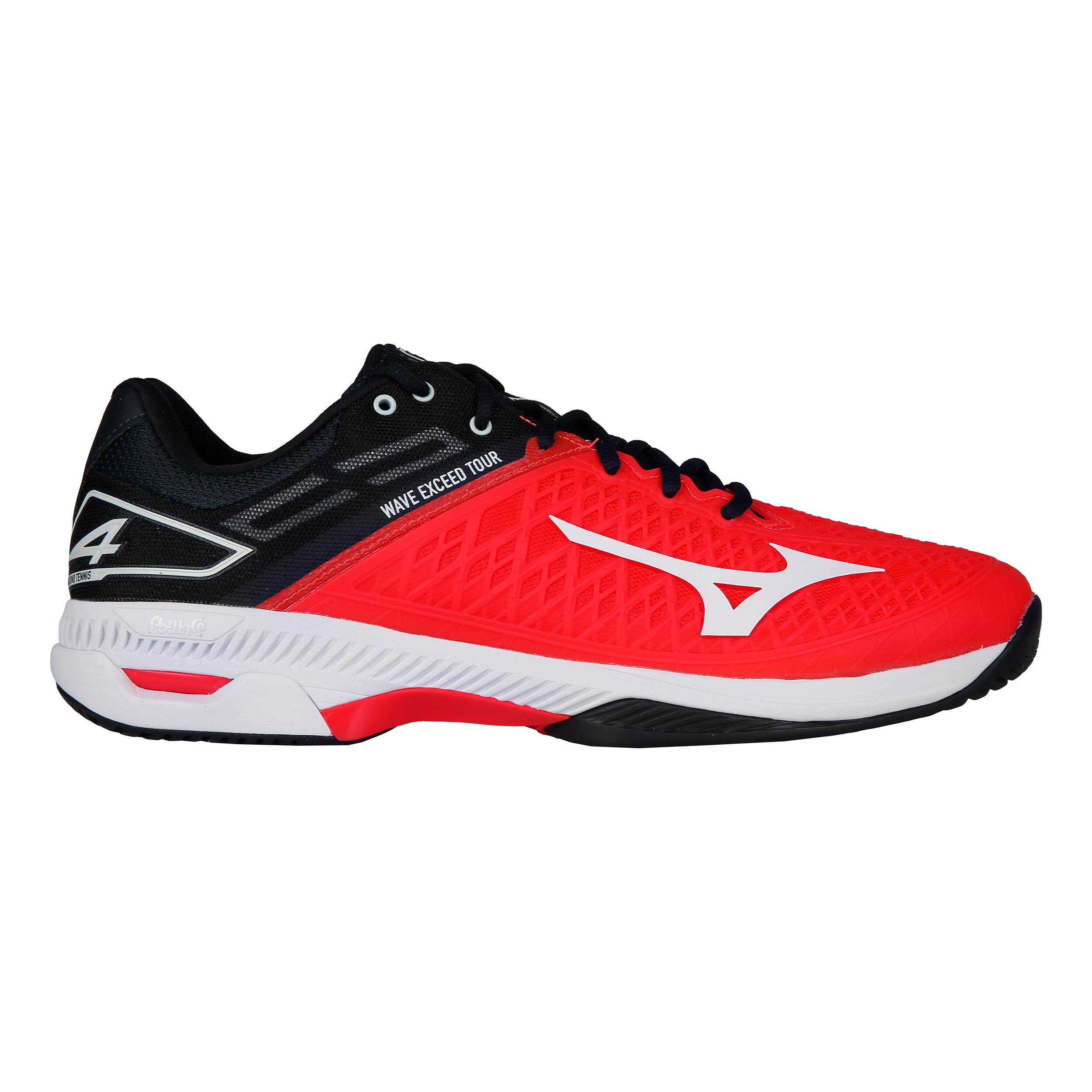 Buy Mizuno Wave Exceed Tour 4 AC All Court Shoe Men Red Black online Tennis Point COM