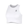 Court Crop Tank Top Women-White