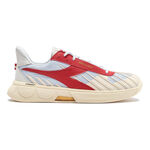 Diadora Tennis shoes Diadora B. Elite Star made in Italy All court shoe Men-white, dark red