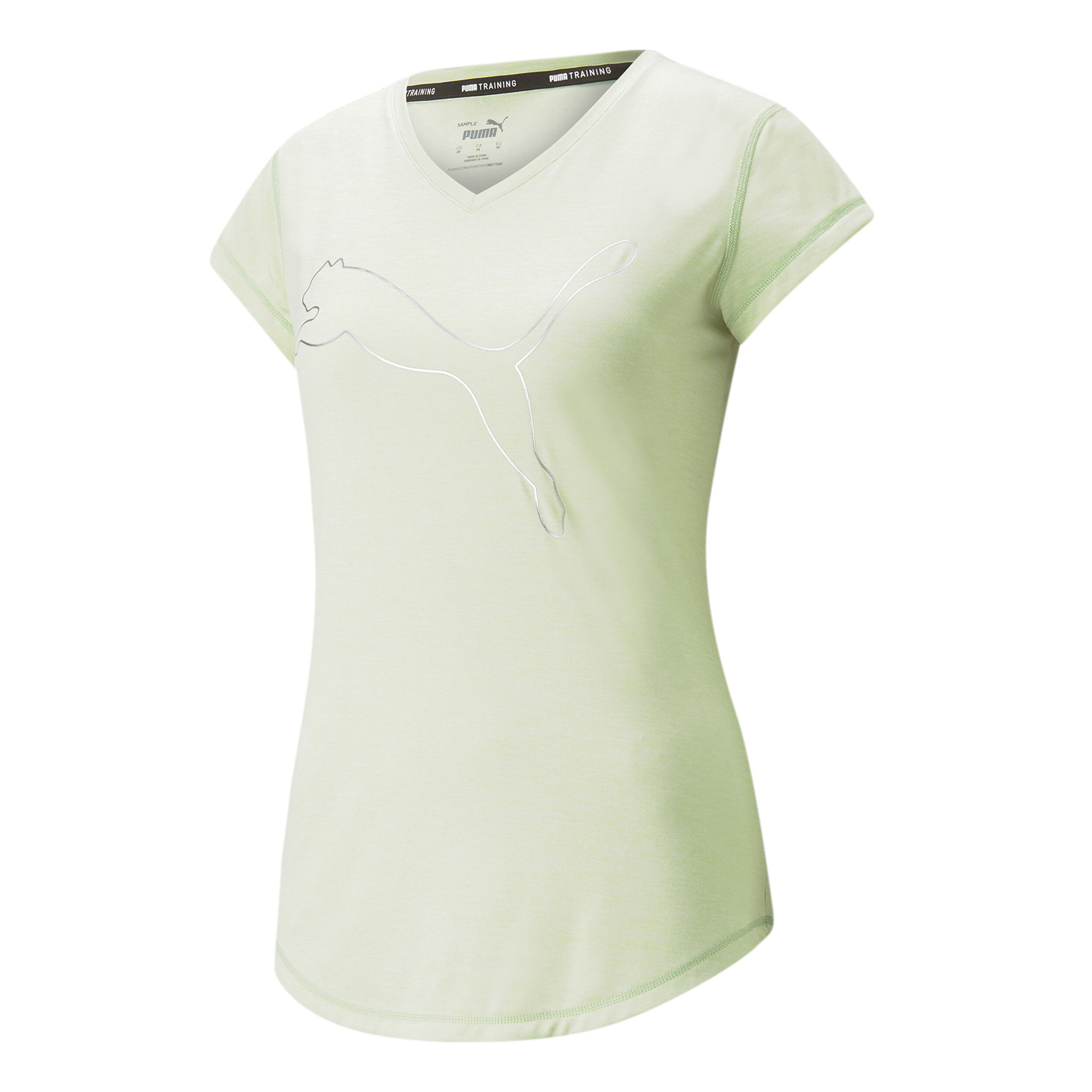 Buy Puma Train Favorite Heather Cat T Shirt Women Green online Tennis Point COM