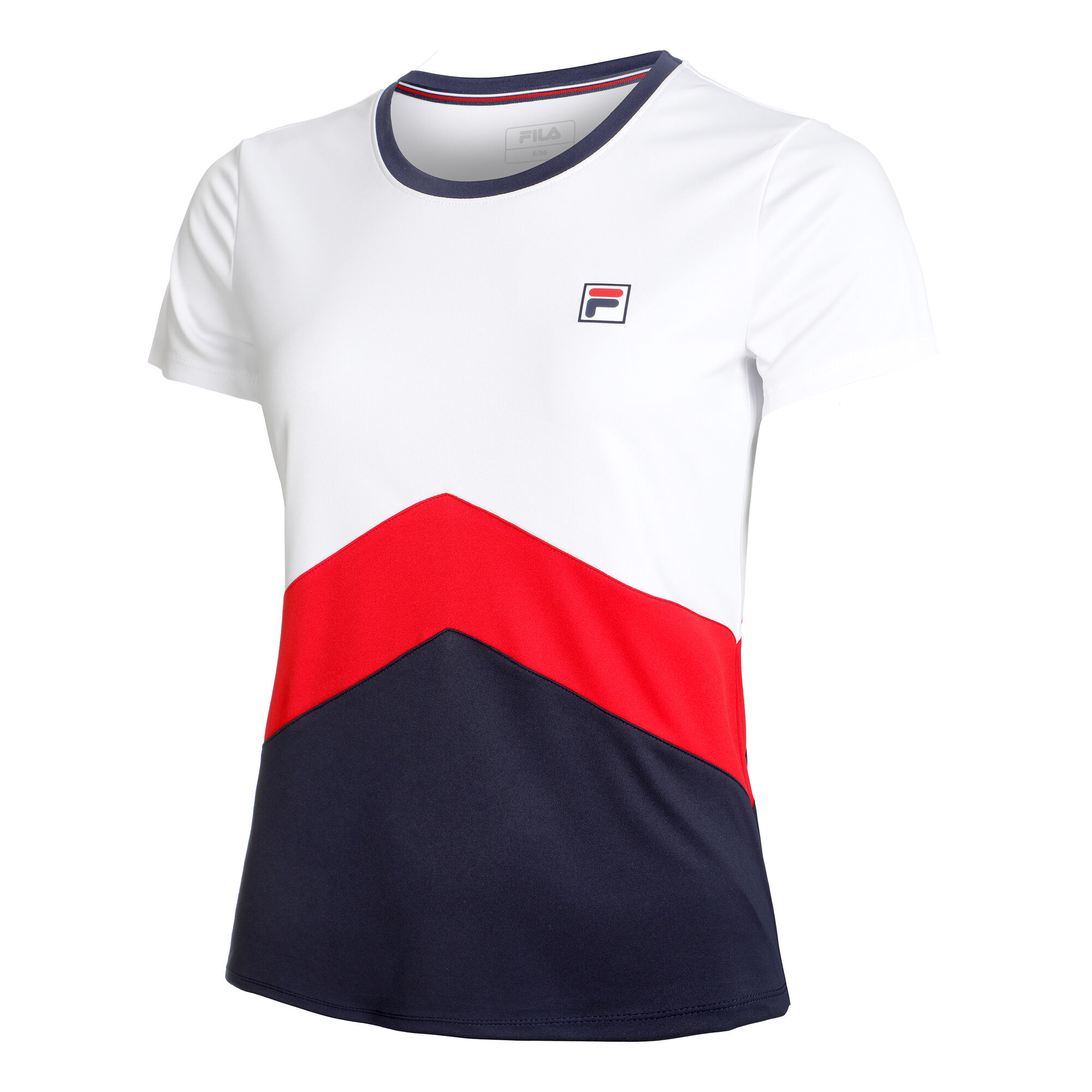 Uitmaken laten we het doen Extreem belangrijk buy Fila Aurelia T-Shirt Women - White, Multicoloured online | Tennis-Point