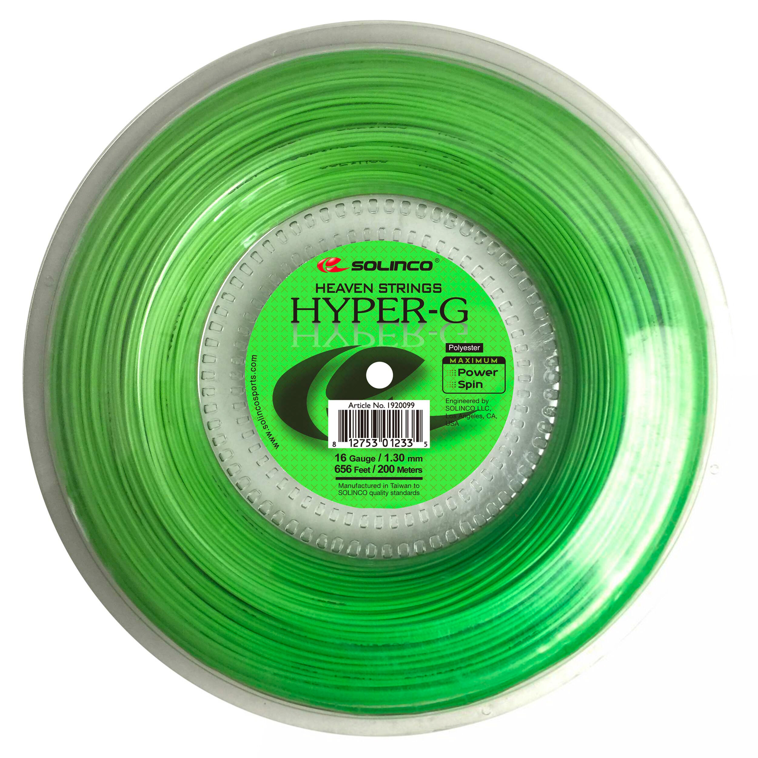 Buy Solinco Hyper-G String Reel 200m Green online | Tennis