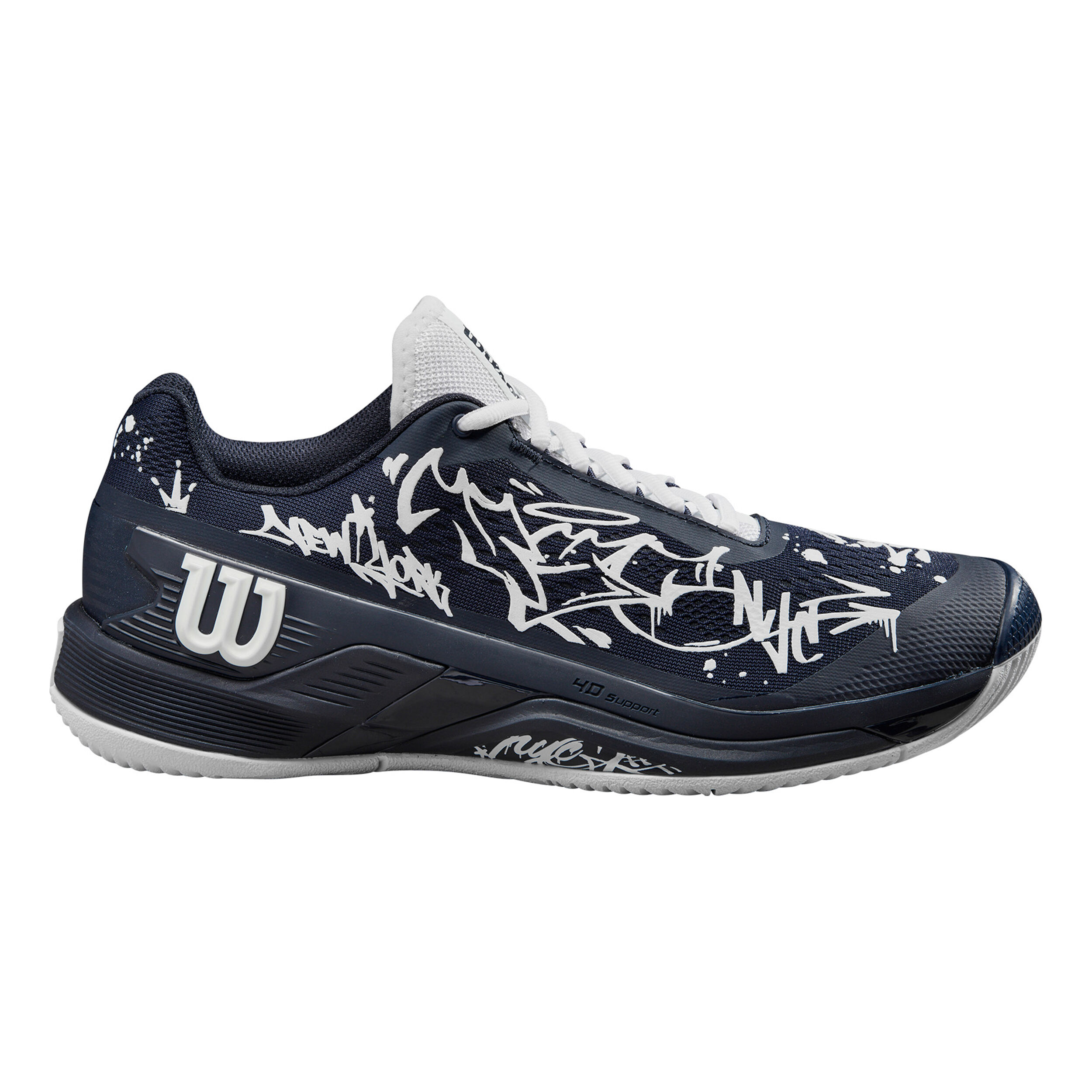 「高評価！」注目のレビュ Buy Wilson Rush Pro 4.0 Hope NYC All Court Shoe Men Dark シューズ(男性用)