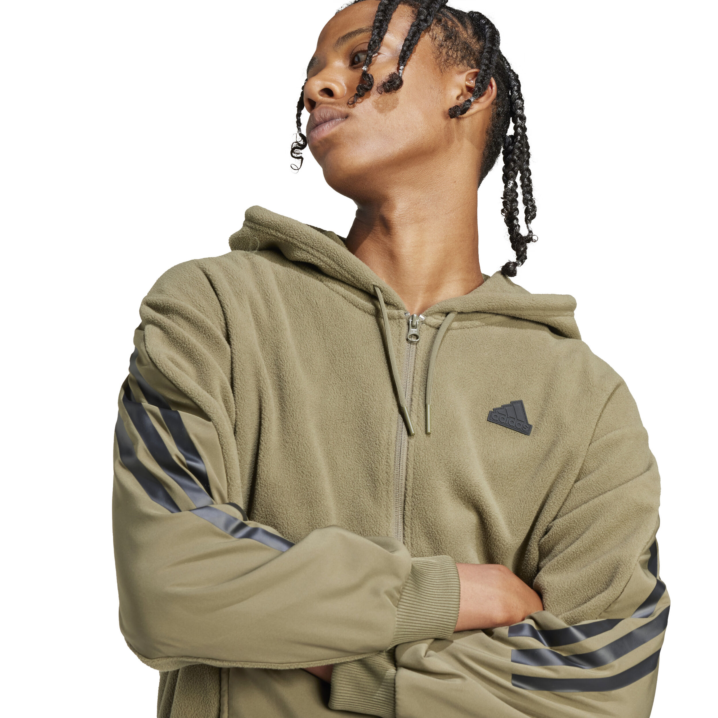 Olive adidas hoodie cheap