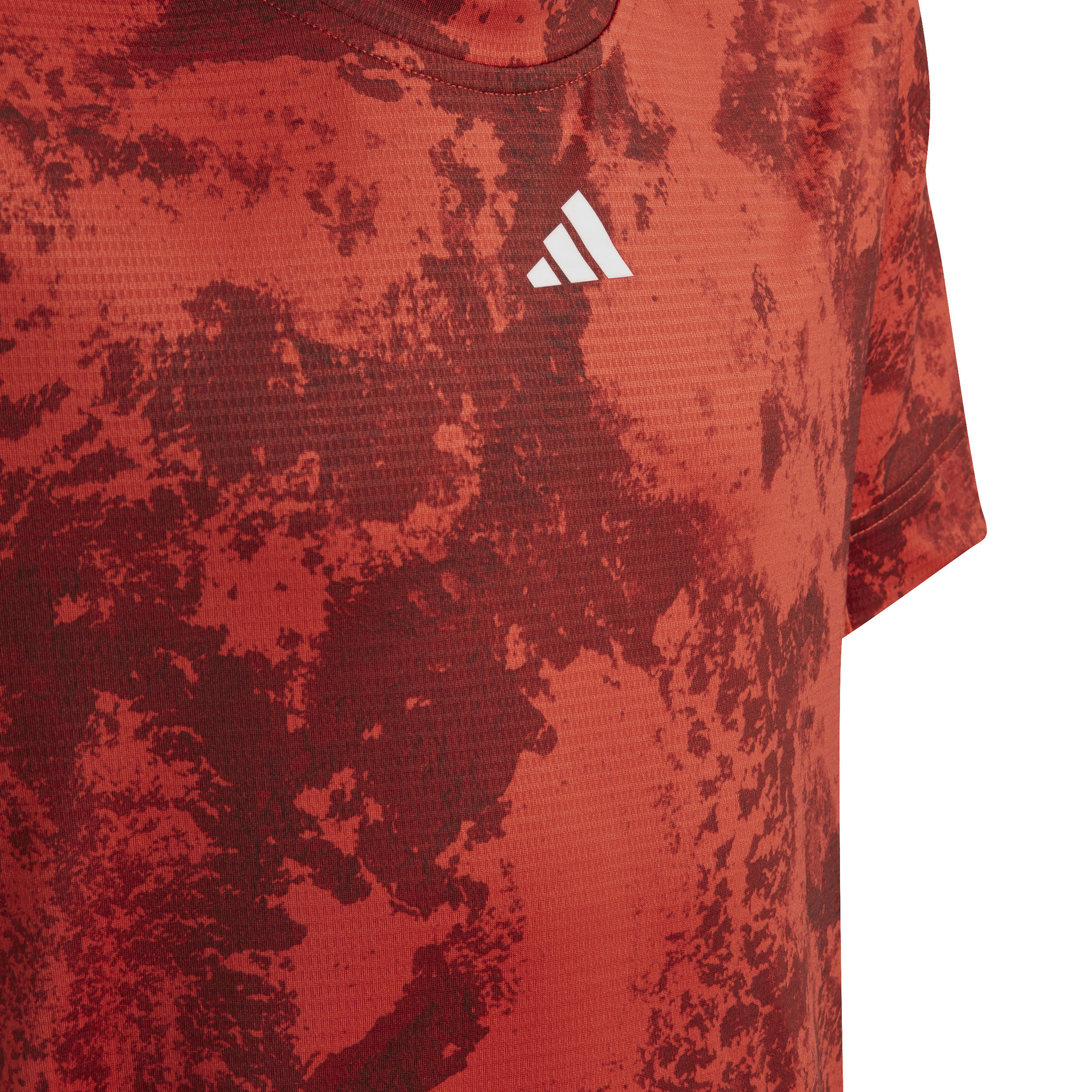 Adidas red camo top shirt