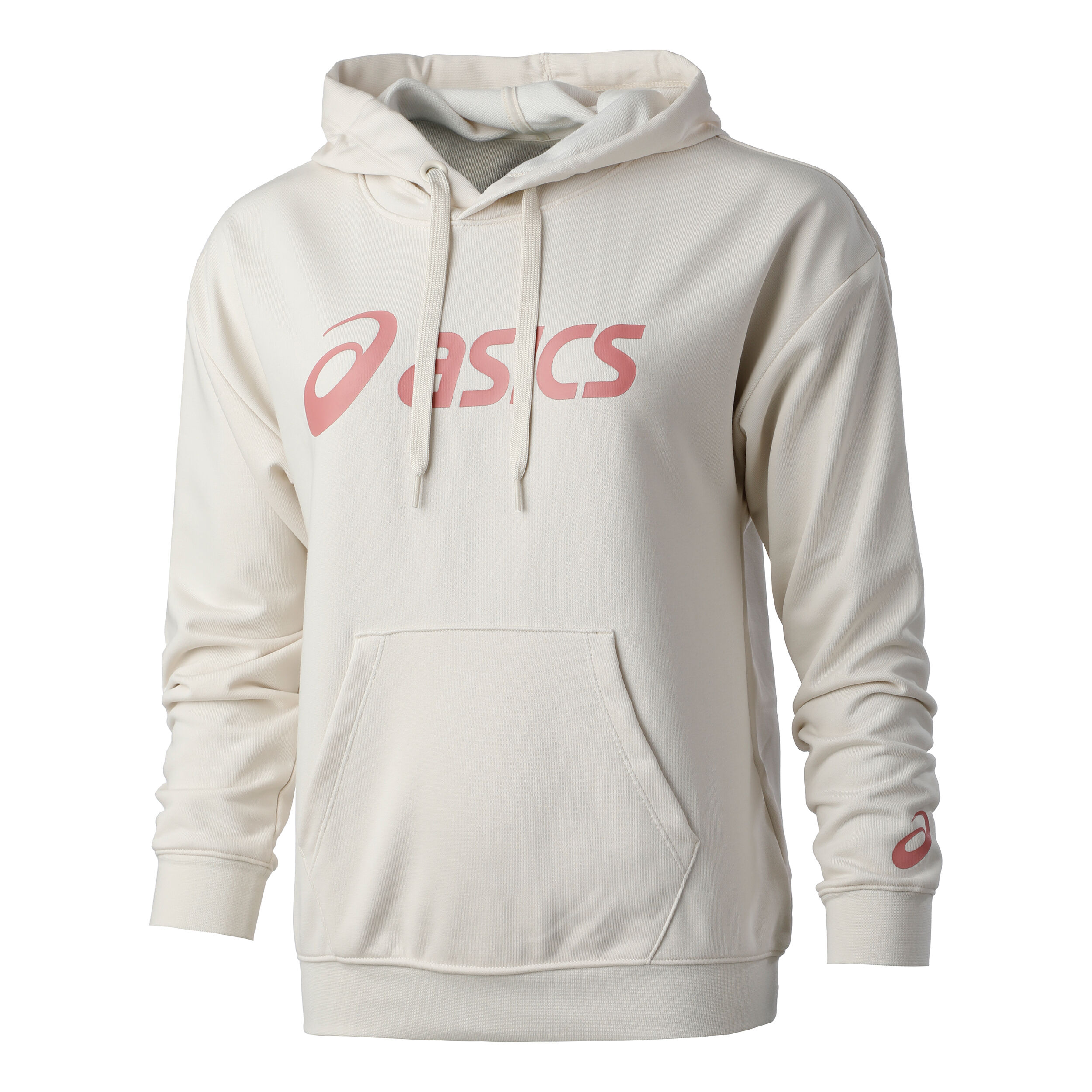 Big Over The Head Hoody Women Beige Pink
