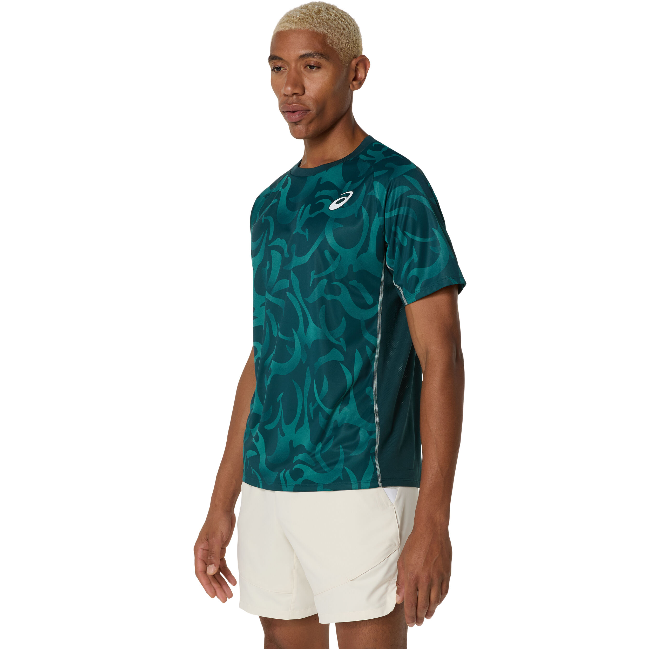 【2025 新作】 Buy ASICS COM Point Tennis | online Green Dark Men T-Shirt Game ウェア