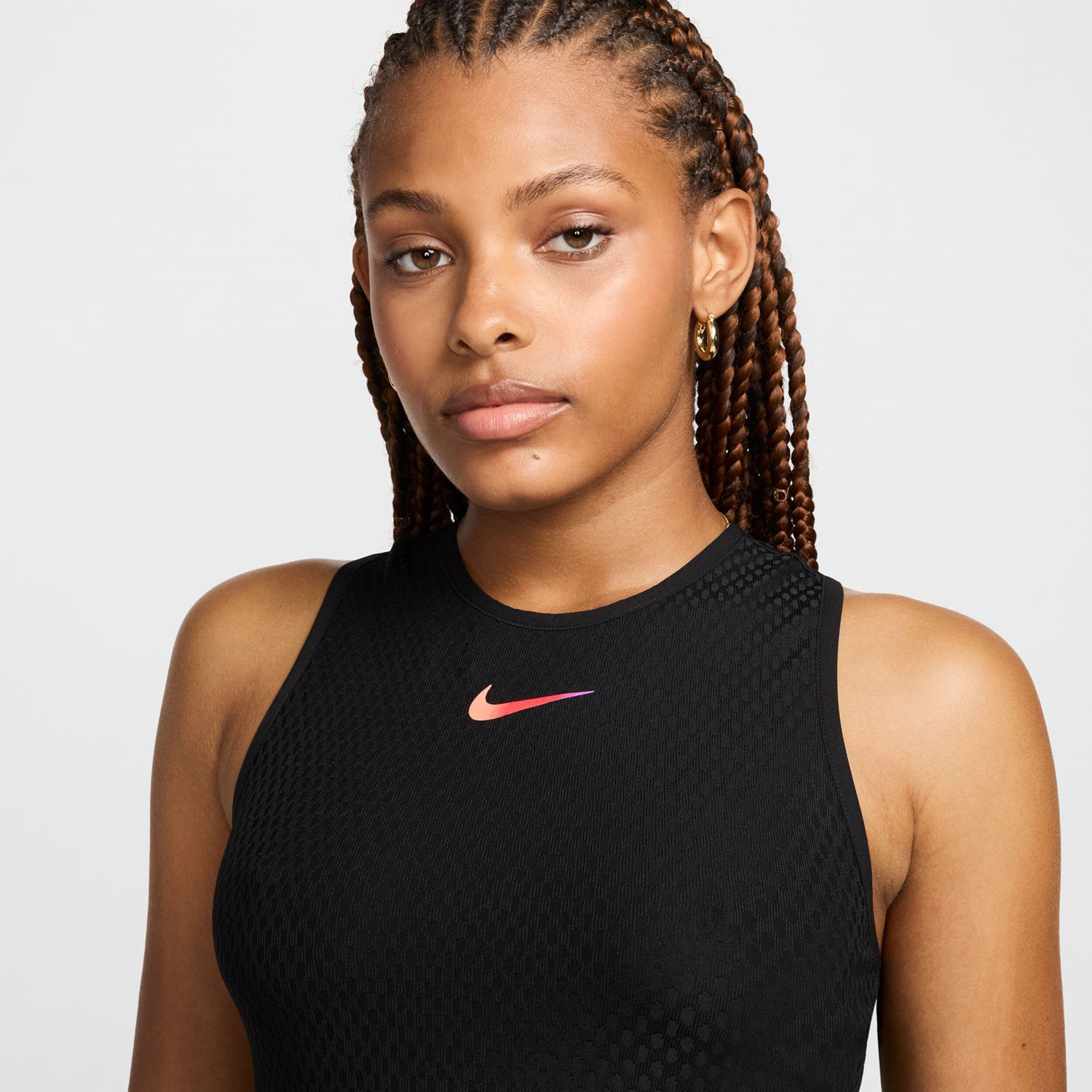 on Women's S タンクT マンゴー/ブラック Buy Nike Dri-Fit Court Slam Tank Top Women Black online