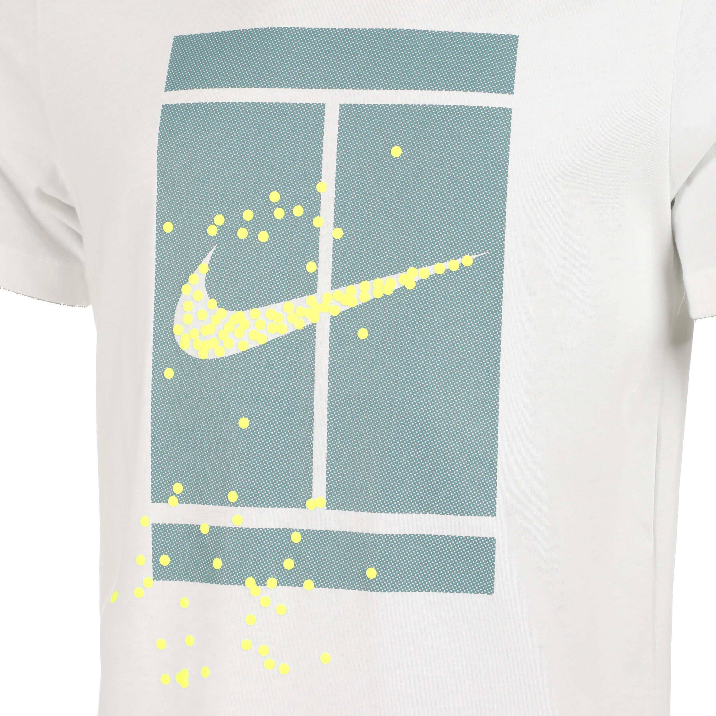 Nike court tennis heritage logo t shirt mens top