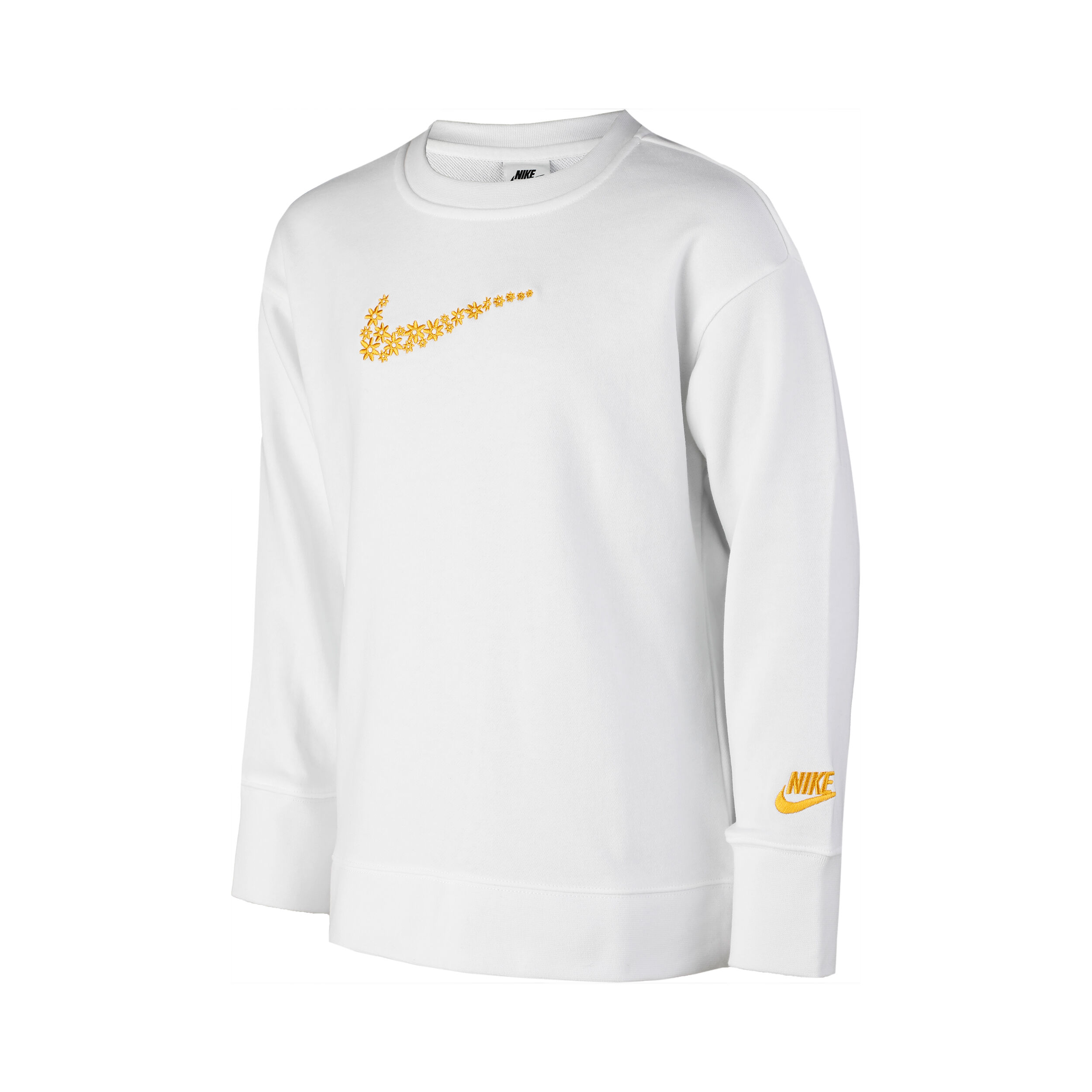 Buy Nike Sportswear French Terry Sweatshirt Girls White Yellow online Tennis Point COM